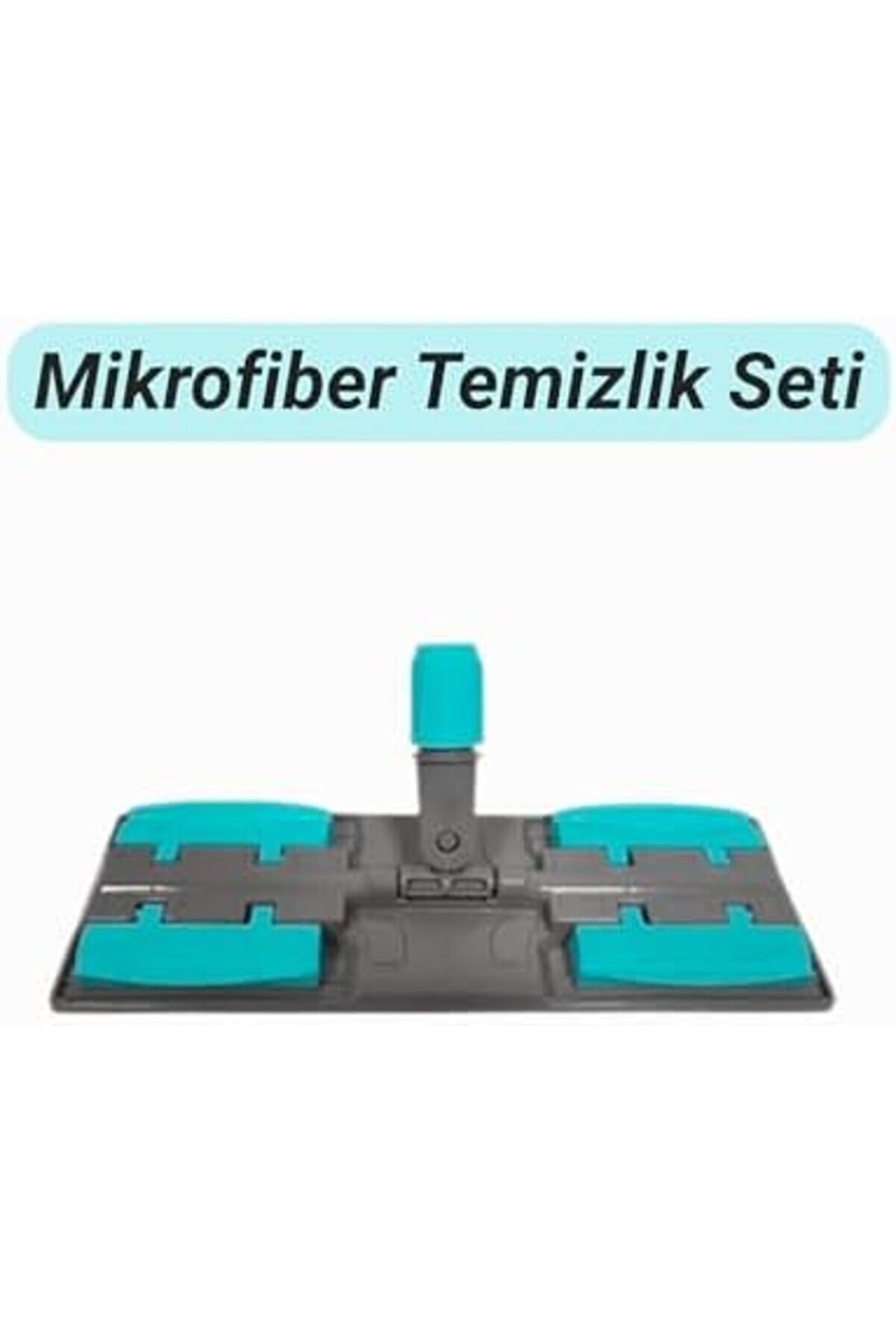 Buyflai̇r Saplı, Mi̇krofi̇ber Bezli̇ Mop - 140 Cm Uzunluktaki̇ Teleskobi̇k Sapi̇ Ve 360 Derece Dönebi̇len Uz