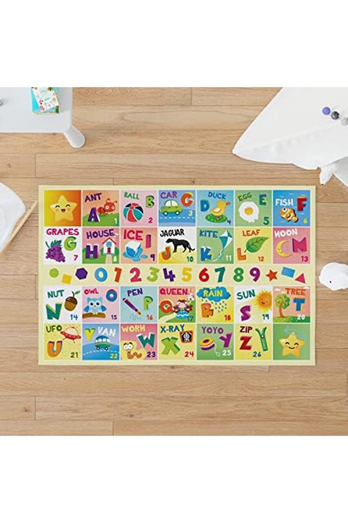 Shopverse Keli̇me Öğreti̇ci̇ Oyun Matı - Bebek Oyun Halısı Trendfli̇ck 1014773