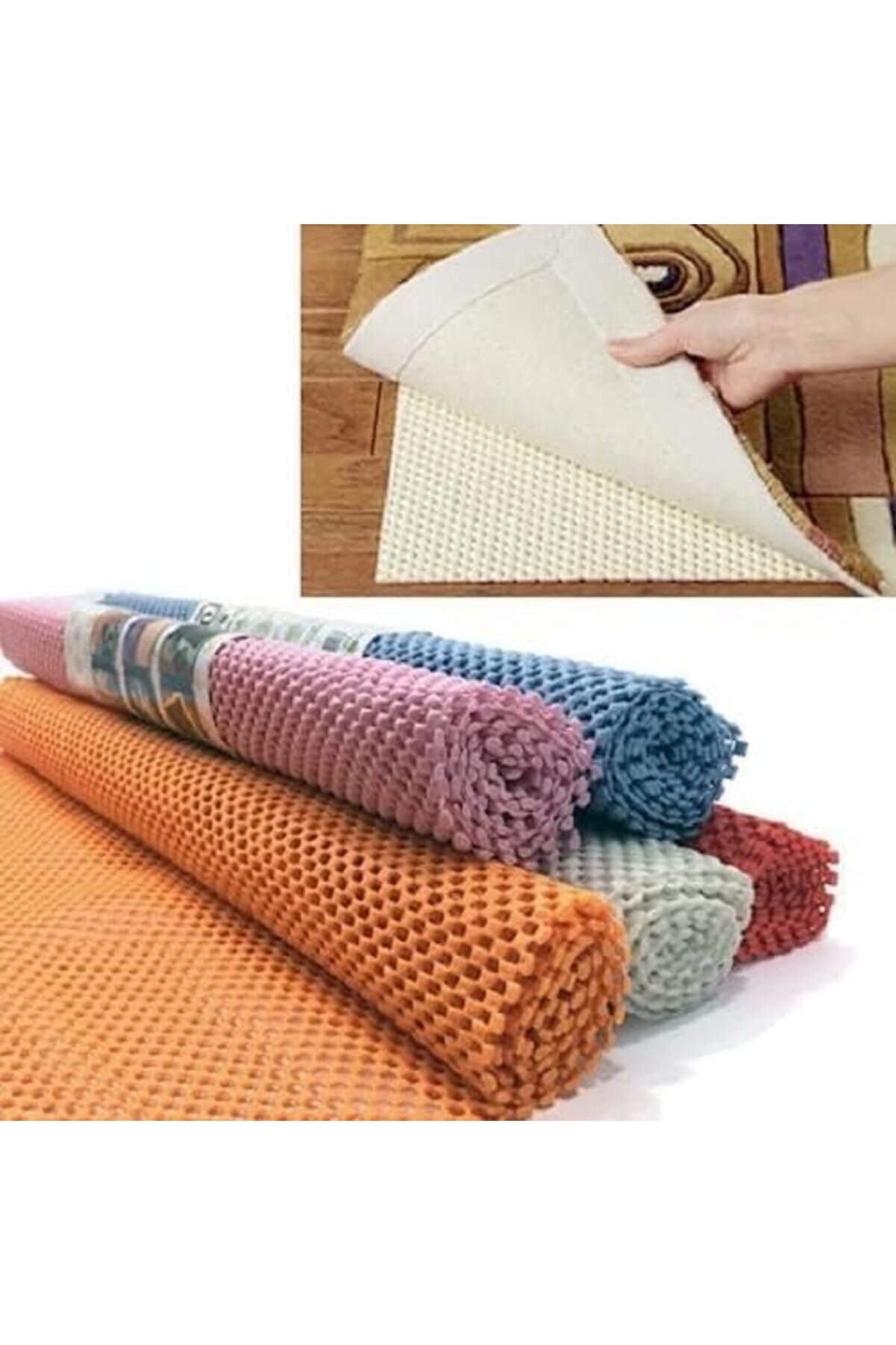 STOREMAX shopverse Lateks Halı Kaydırmaz, Kaydırmaz Mat,Halı Ve Kilimler İçin Kaydırmaz Halı Matı (60x90 Cm)