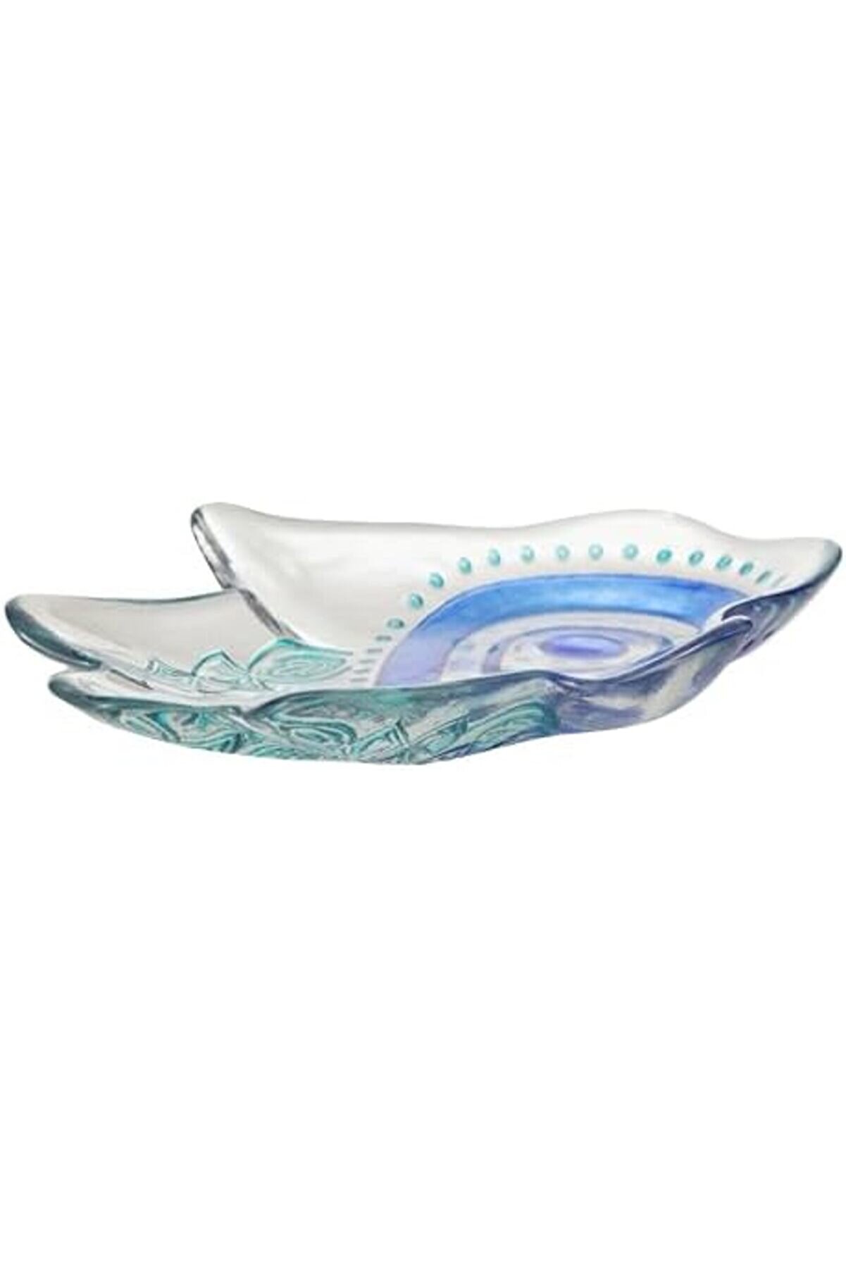 Shopverse Concept Hamsea Mavi̇ Dekorati̇f Tabak 27Cm Trendfli̇ck 1014773