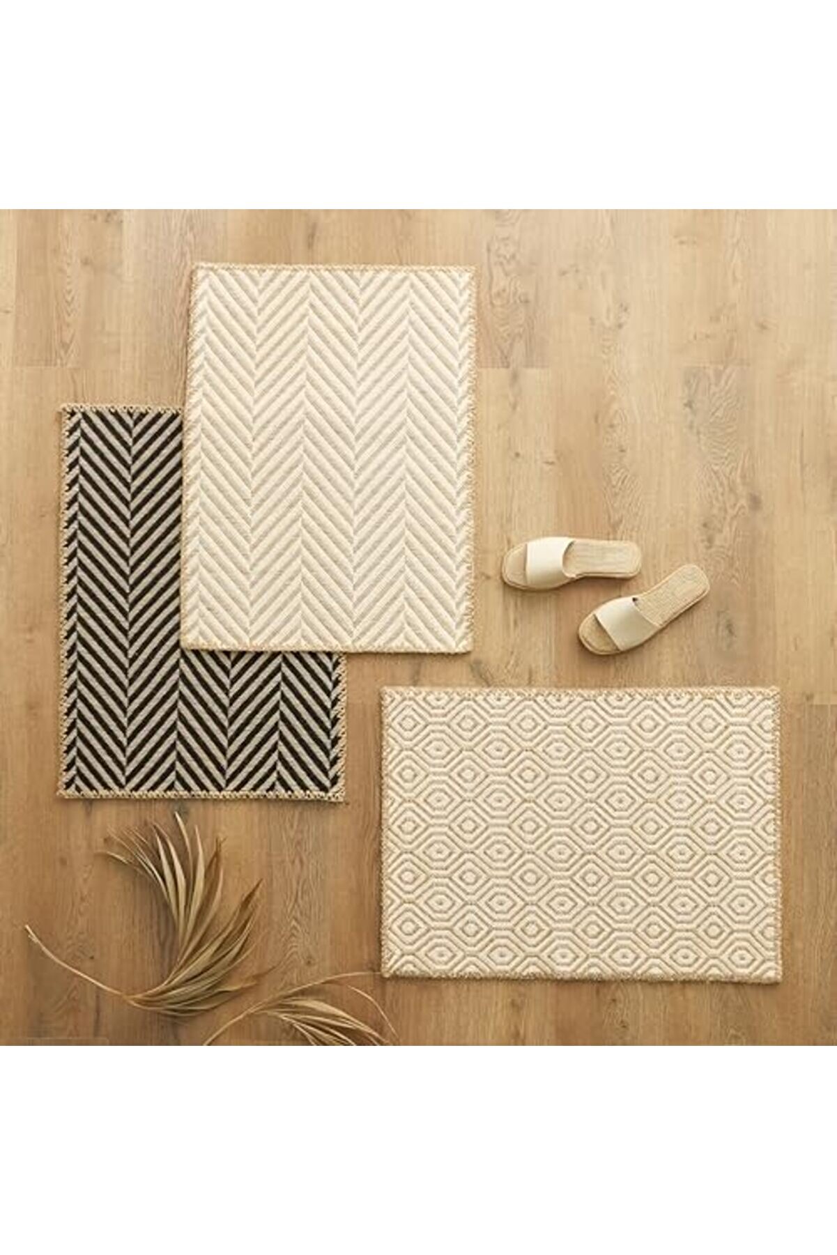 Shopverse Texti̇le Si̇yah Renk Jüt Paspas 50 X 70 Cm Trendfli̇ck 1014773