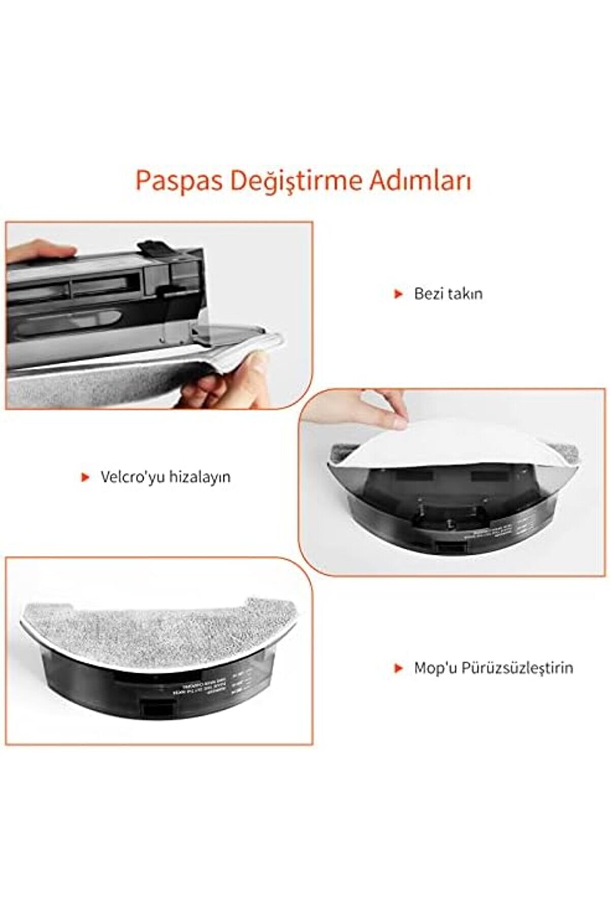 Shopverse D5S Pro Mi̇krofi̇ber Paspas, 3 Adet Trendfli̇ck 1014773