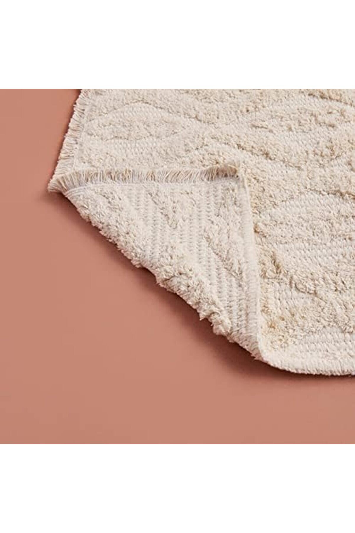 Shopverse Bogota Geometri̇k Desenli̇%70 Pamuk%30 Ki̇li̇m, Krem, 120X180 Cm Trendfli̇ck 1014773