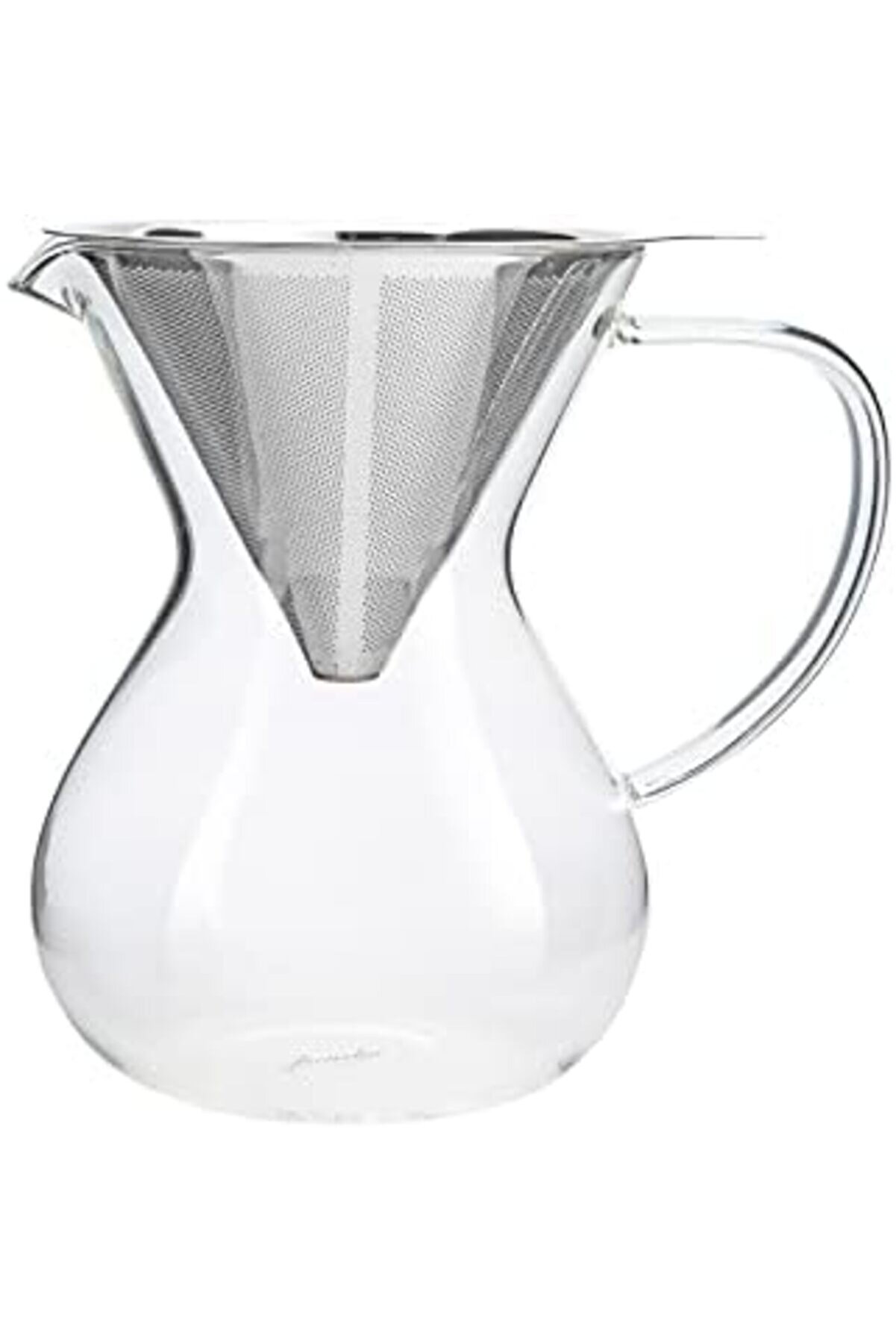 Shopverse Cam Kahve Demleme Çeli̇k Süzgeçli̇ 850 Ml, Tek Ebat, Çok Renkli̇ Trendfli̇ck 1014773