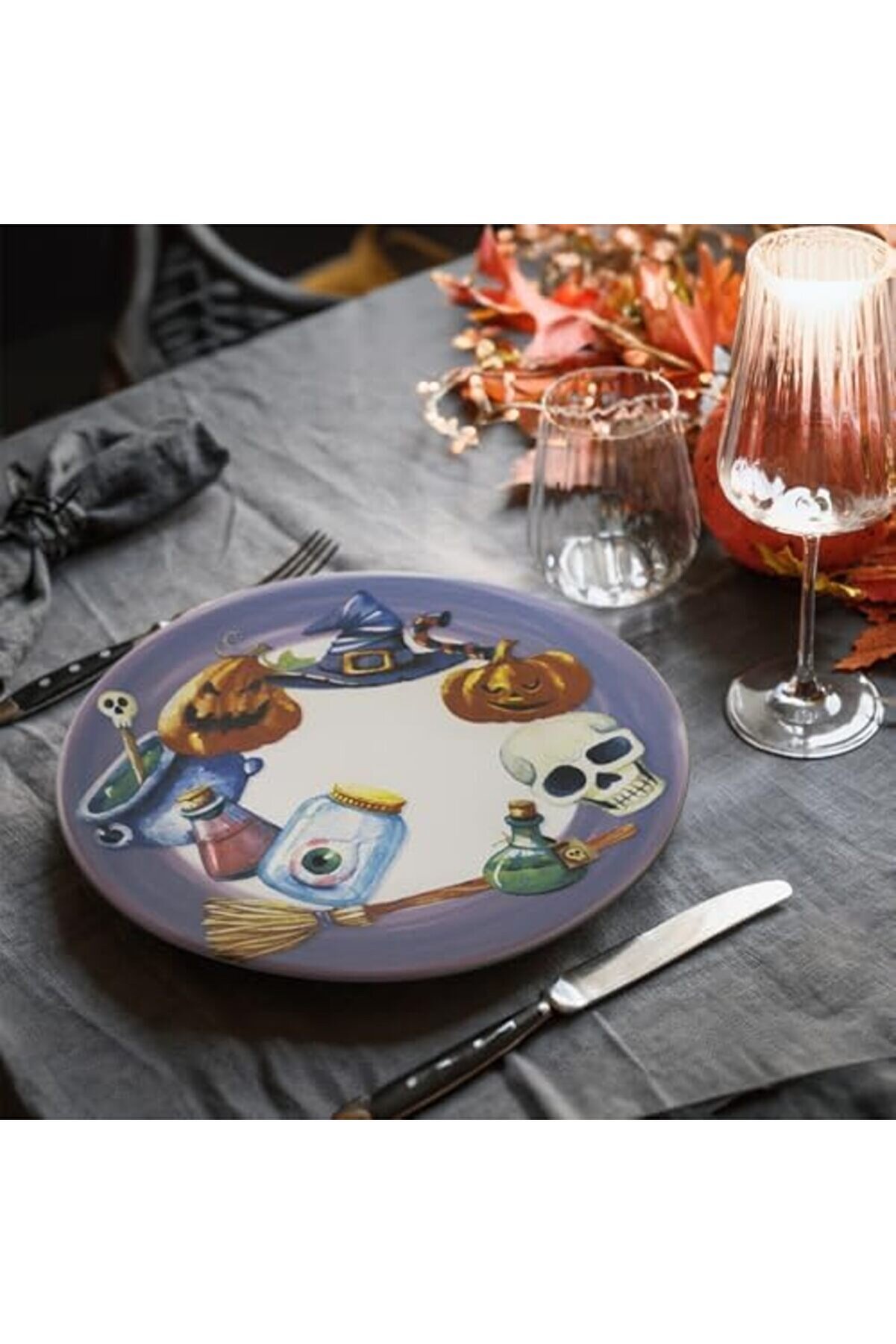 Shopverse Halloween Servi̇s Tabağı 26 Cm 22290 Trendfli̇ck 1014773