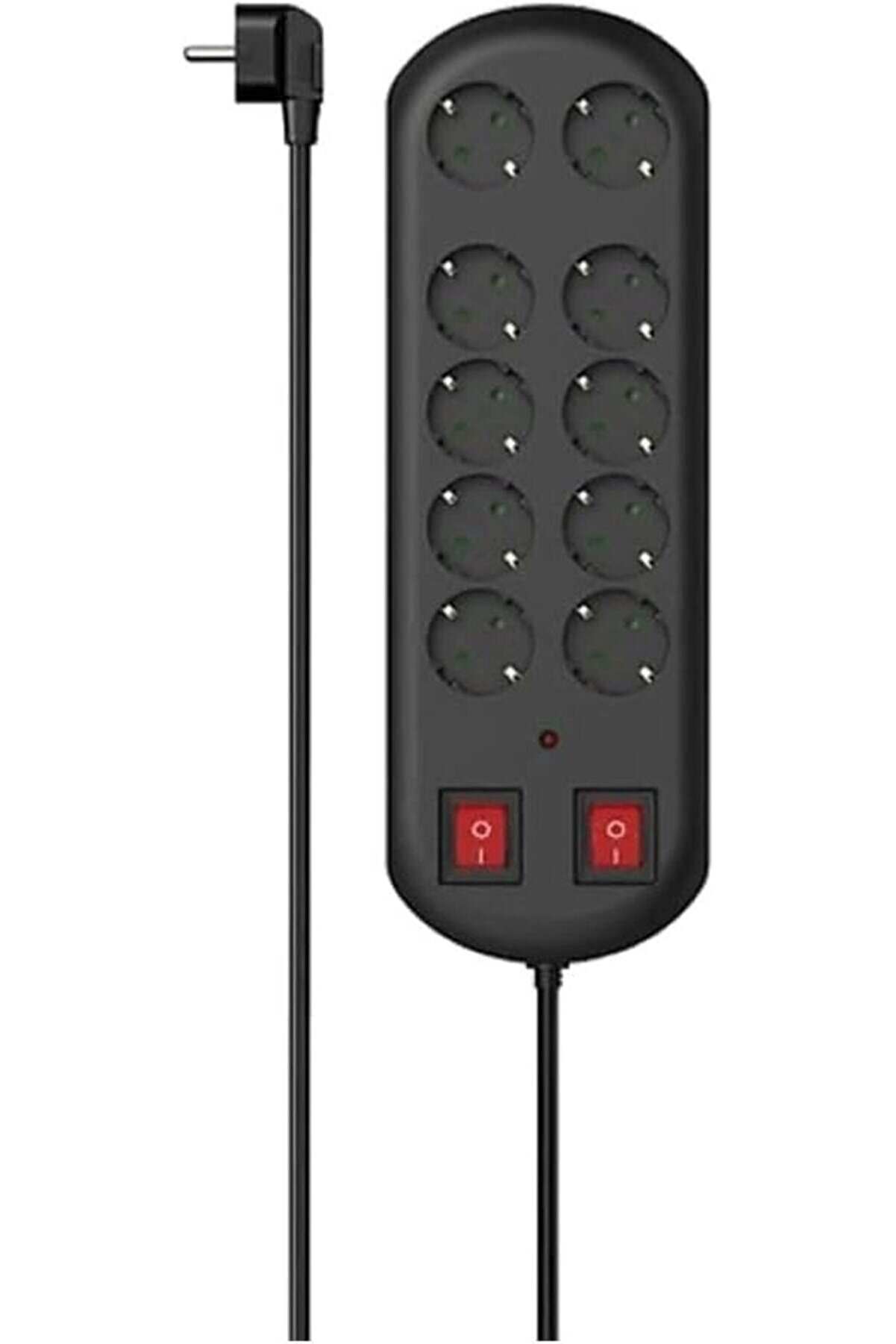 STOREMAX shopverse Akım Korumalı Priz, 2 switches, 2m, Siyah trendflick 1014773