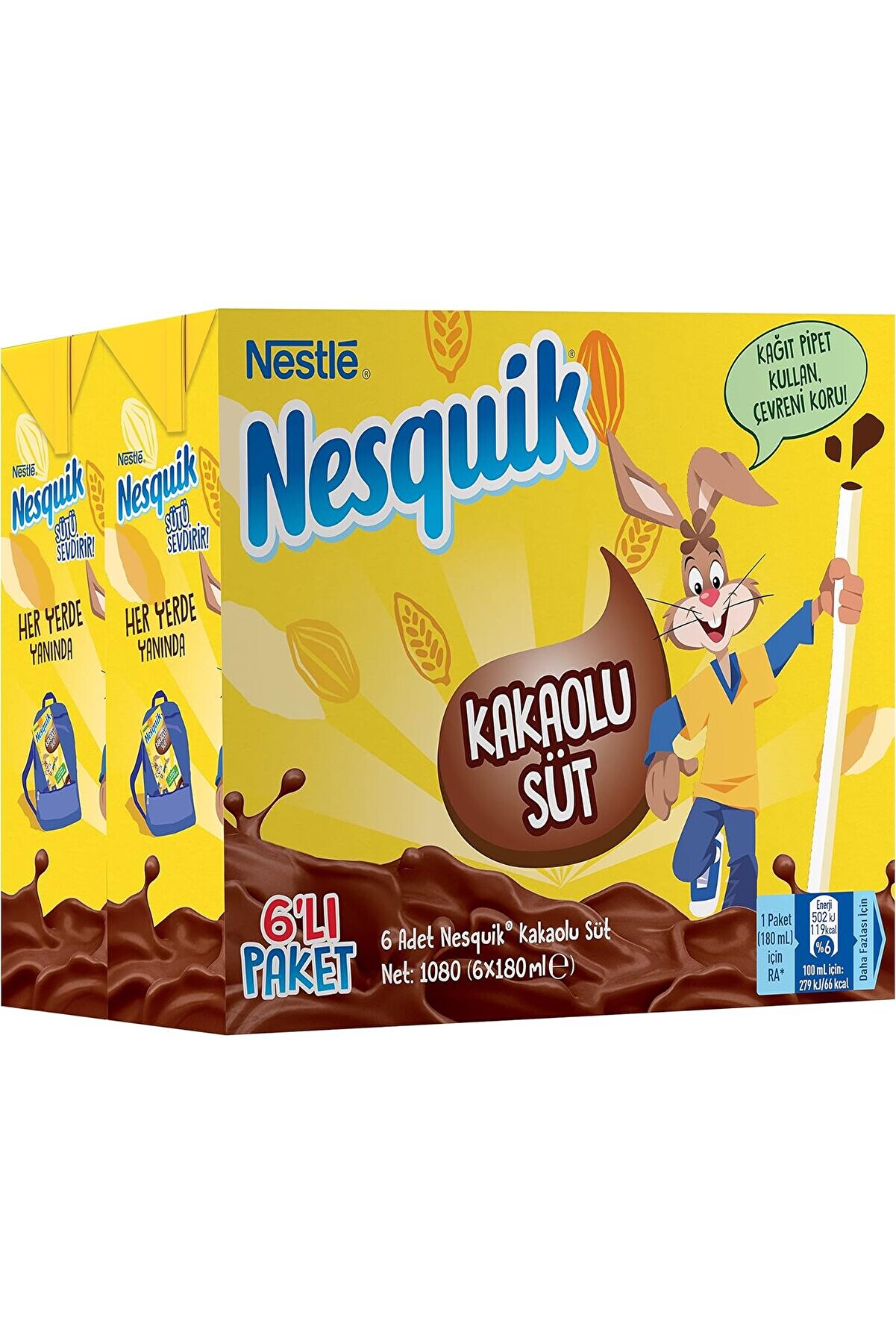 STOREMAX shopverse Kakaolu Süt 6'lı Paket (6 x 180 ml) trendflick 1014773