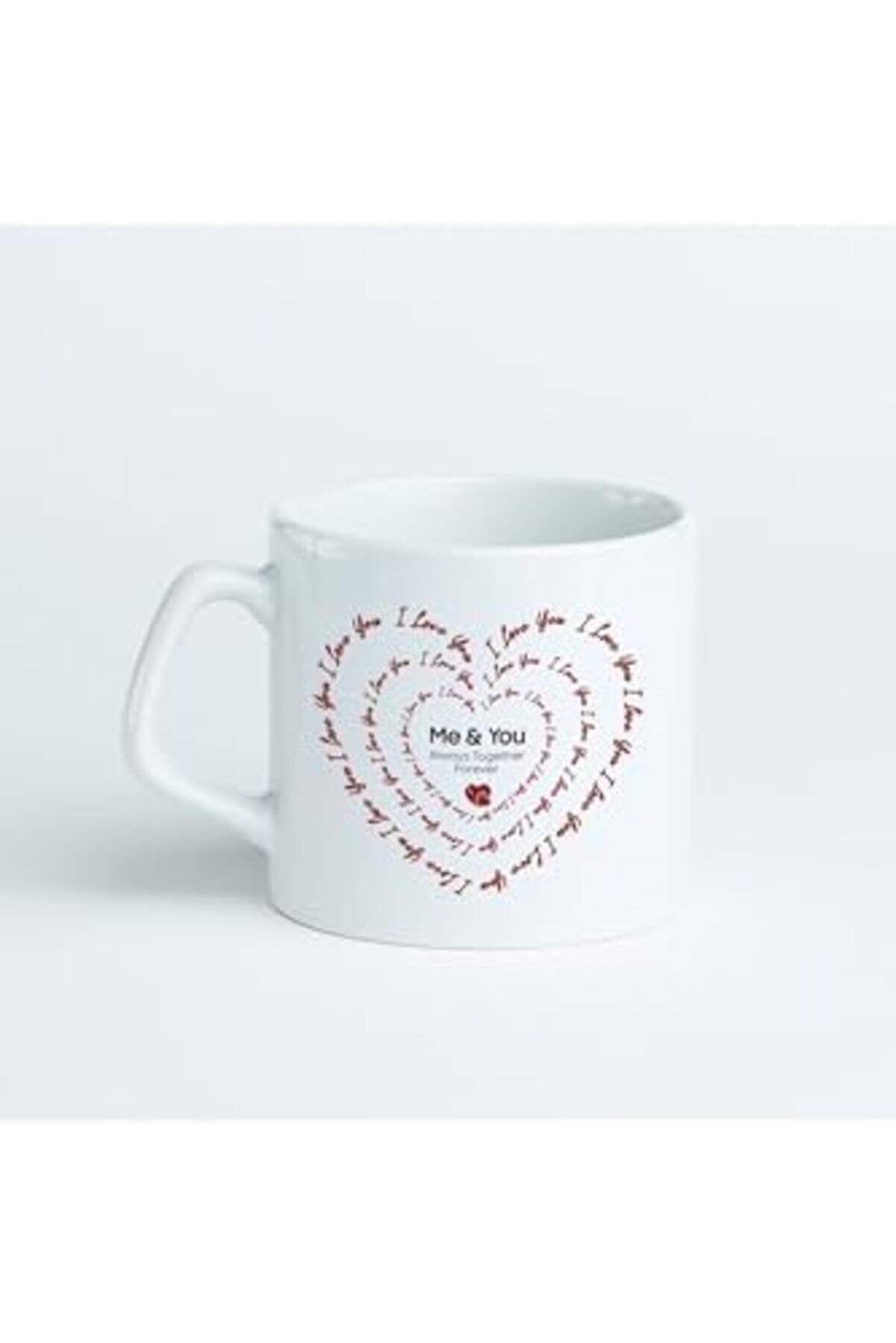 Shopverse I You Kalp Desenli̇ Kahve Fi̇ncanı 225Ml Trendfli̇ck 1014773