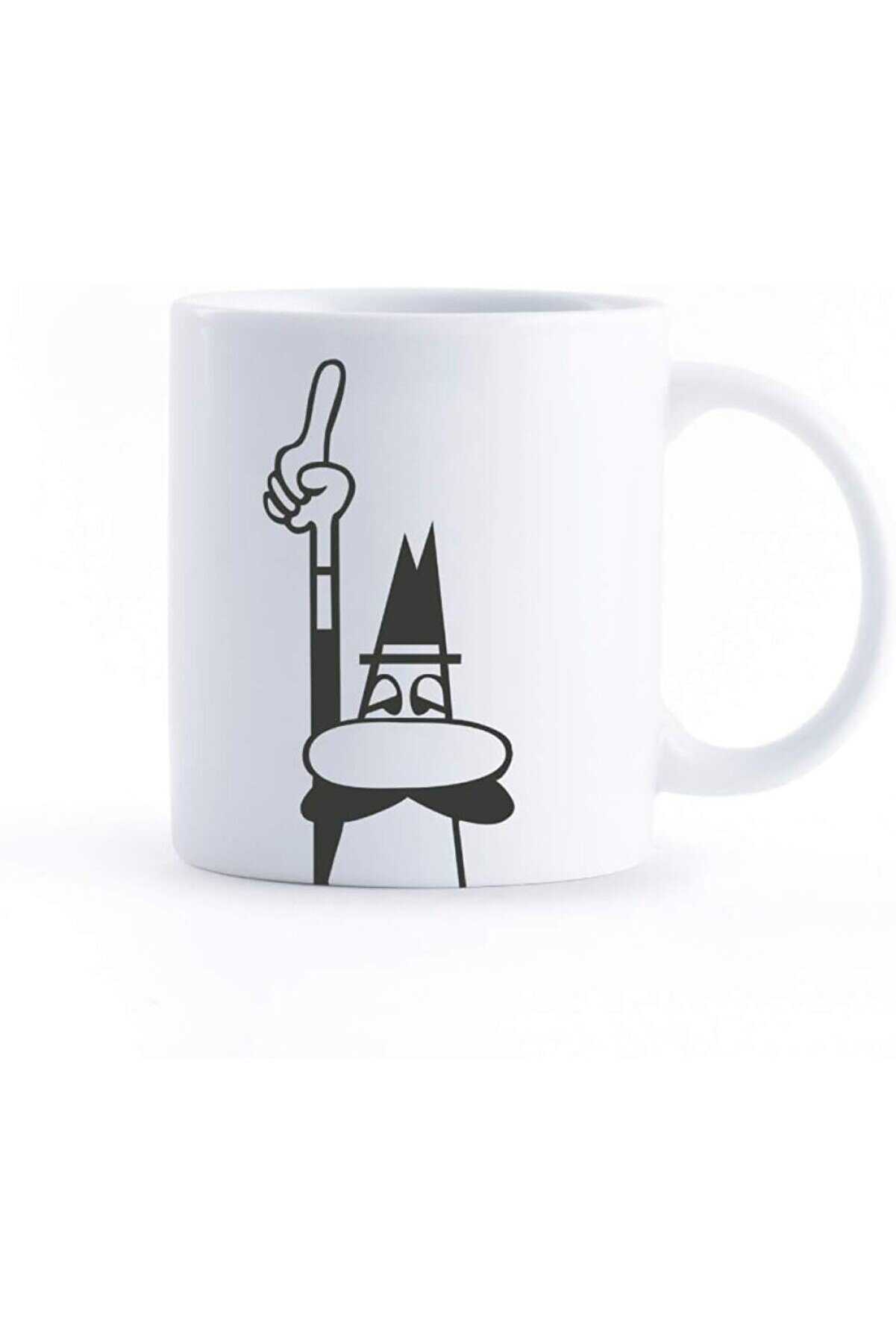 STOREMAX shopverse - Kupa - Mug - 250mL - İkonik Bıyıklı Adam Desenli - trendflick 1014773