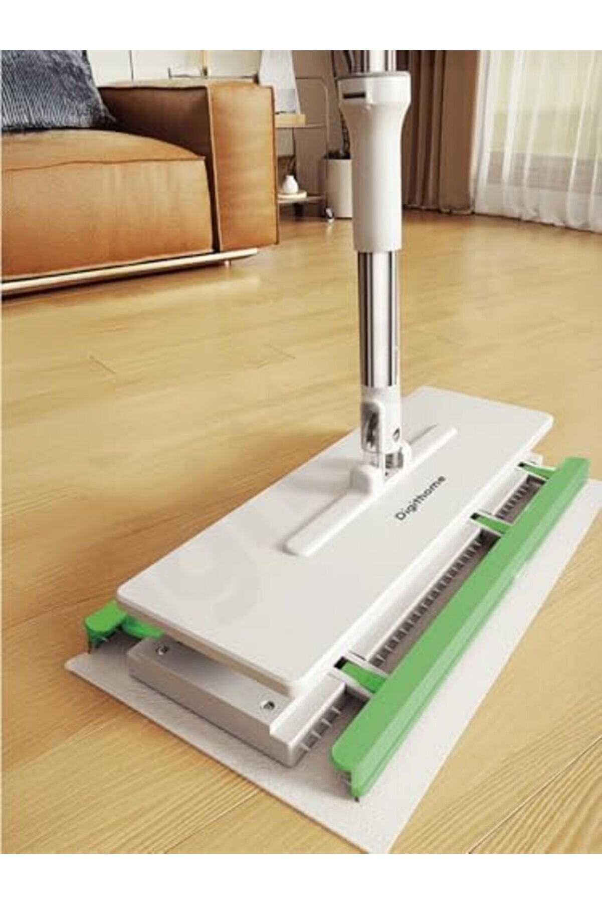 Shopverse One Cli̇ck Akıllı Mop Paleti̇ Xl 32Cm Tembel Mop El Değmeden Islak Havlu Ve Bez Kullan At Ot