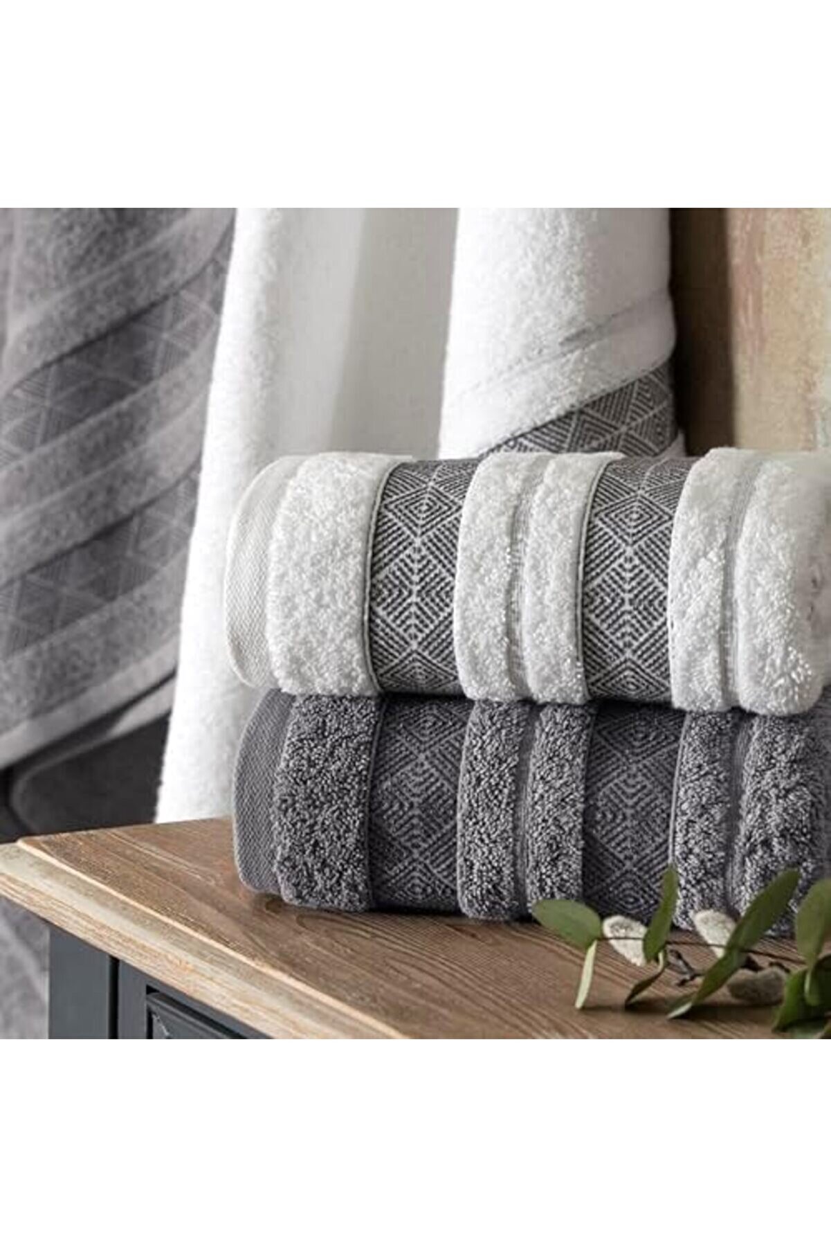 Shopverse Velvet Pure Pamuk Set Beyaz Trendfli̇ck 1014773