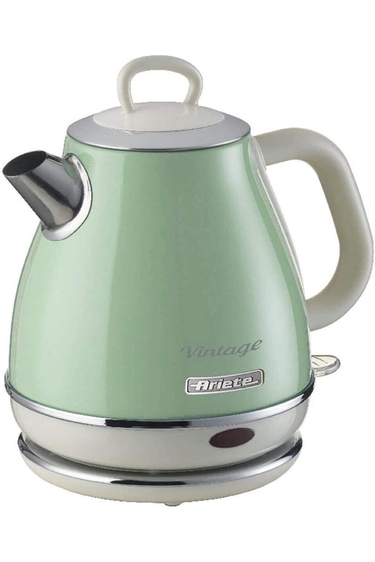 STOREMAX shopverse Elektrikli Su Isıtıcı 1 Litre Yeşil 2868/04 - Paslanmaz Çelik, Retro Kettle, 1630 Watt, Ot