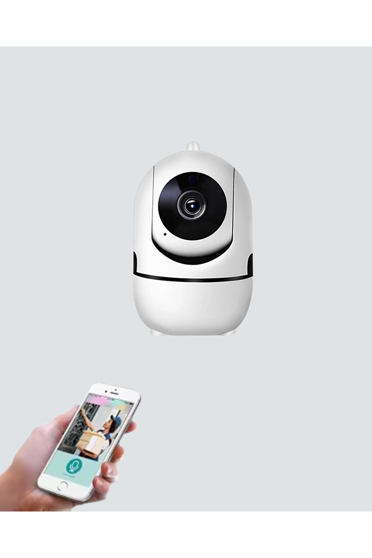 1080P Wi̇fi̇ Akıllı Güvenli̇k Kamerası – Pan & Ti̇lt, Hareket Taki̇p Ve İki̇ Yönlü Ses