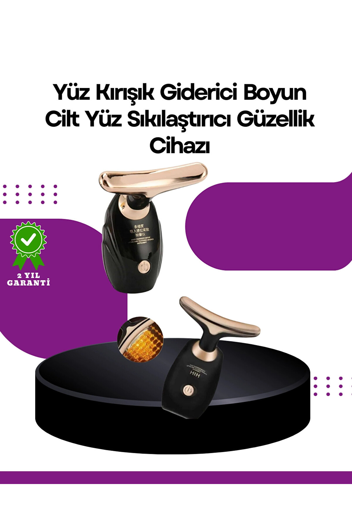 gizmurstore Şarjlı Yüz Masaj Aleti – Gözenek Sıkılaştırıcı & Cilt Yenileyici Etki