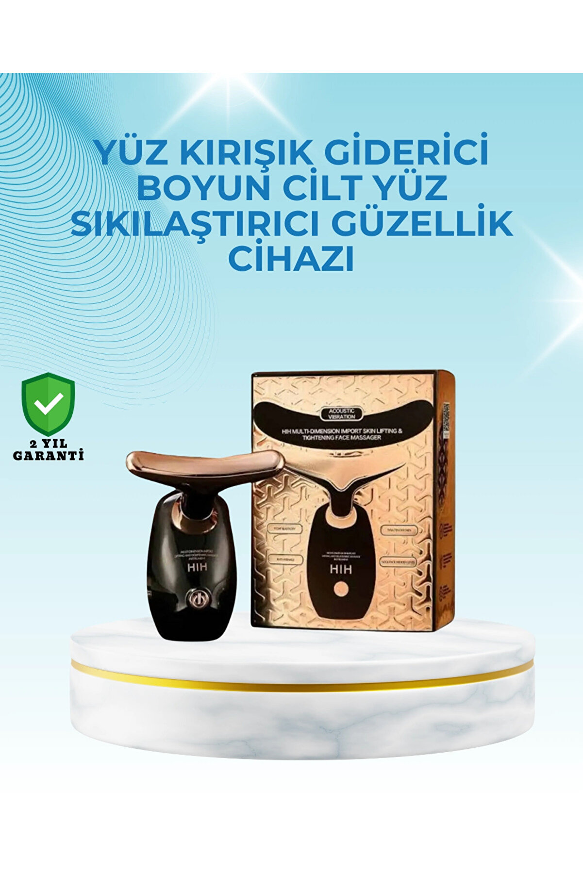 gizmurstore &Ccedil;ok Fonksiyonlu Y&uuml;z ve G&ouml;z Masaj Aleti &ndash; Gen&ccedil; ve Parlak Bir Cilt İ&ccedil;in