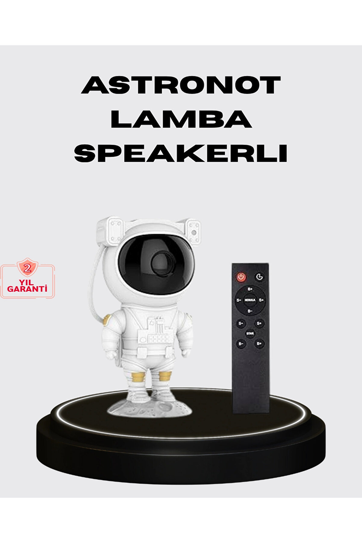 gizmurstore 8 Efektli Astronot Galaxy Projektör Uzaktan Kumandalı LED Gece Lambası