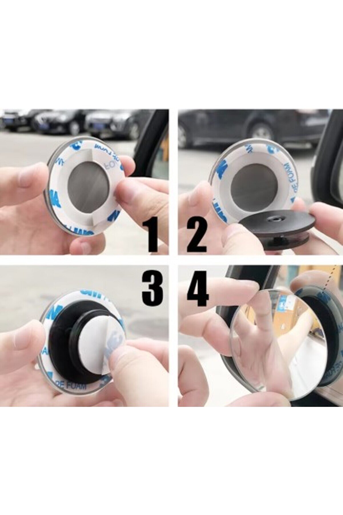 Go İthalat &Ccedil;er&ccedil;evesi̇z Ayarlanabi̇li̇r K&ouml;r Nokta Aynası 2 Li̇ (4457)