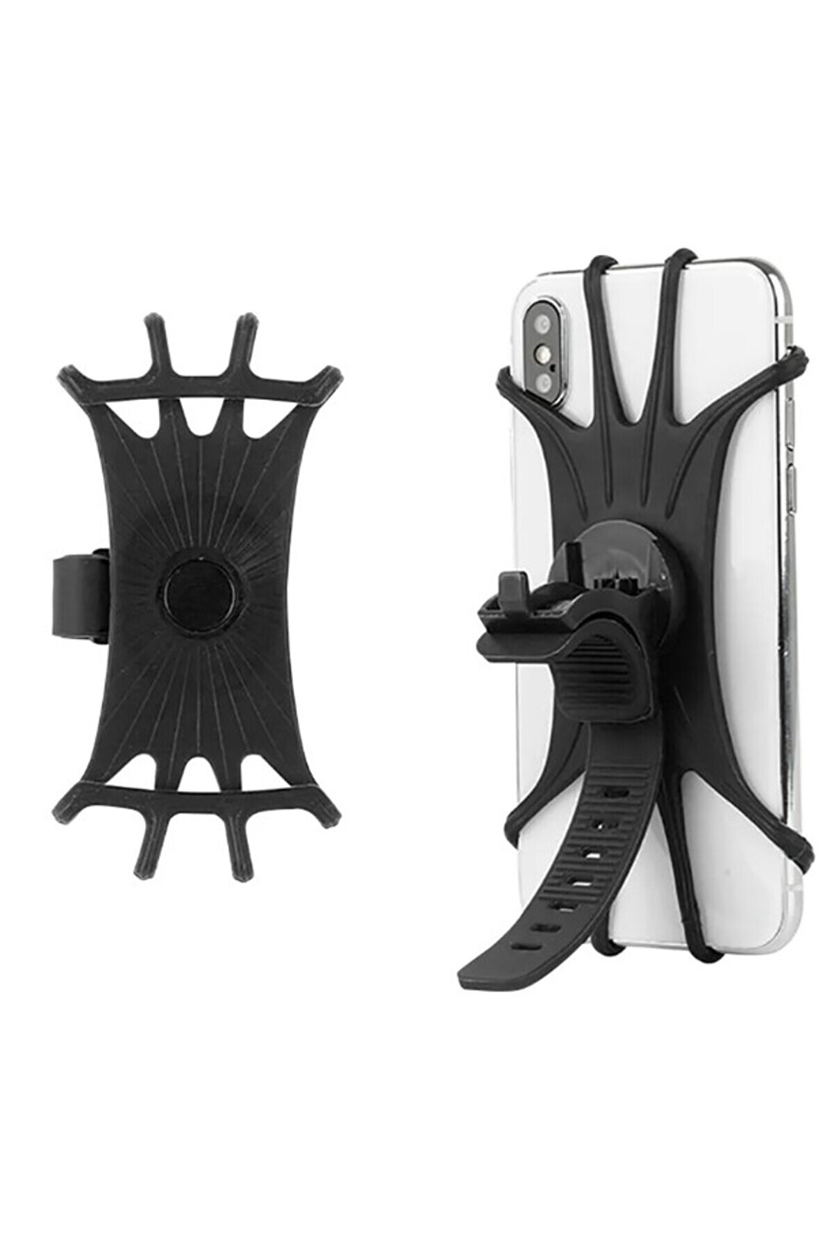 Go İthalat Esnek Si̇li̇kon &Ouml;r&uuml;mcek Bi̇si̇klet Telefon Tutucu (4457)