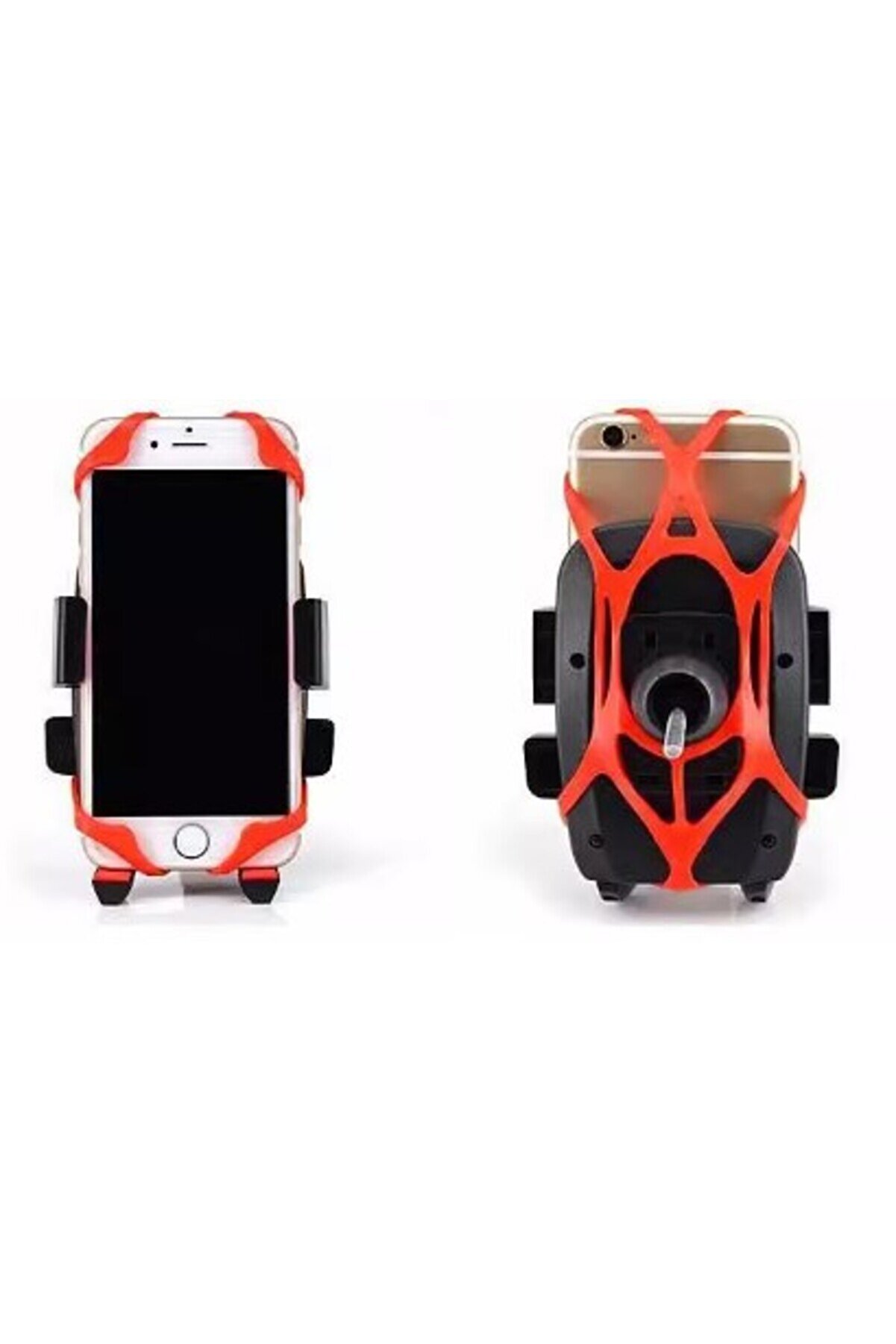 Go İthalat Lasti̇k Destekli̇ Standlı Bi̇si̇klet Telefon Tutucu (4457)