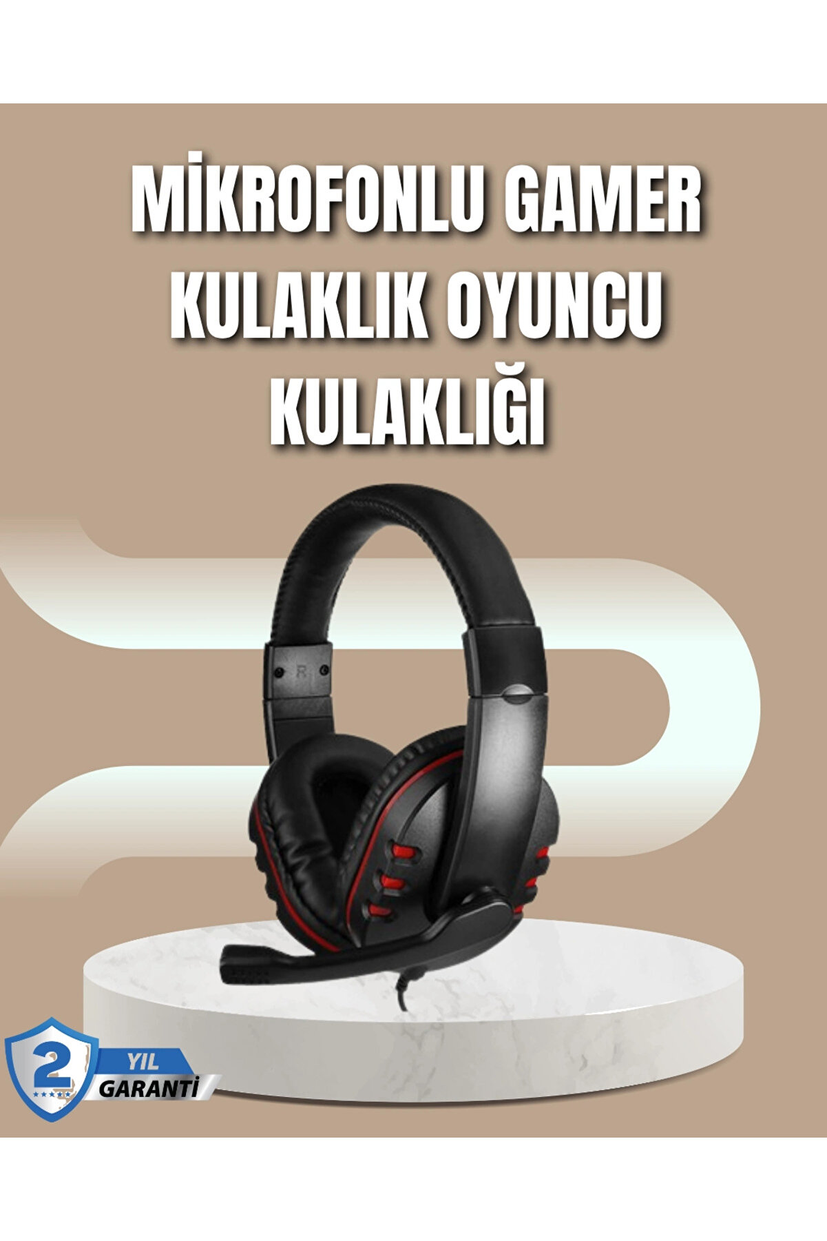 gizmurstore Mikrofonlu Oyun Kulaklığı – Mavi Işıklı, Uzun Süre Konforlu Kullanım