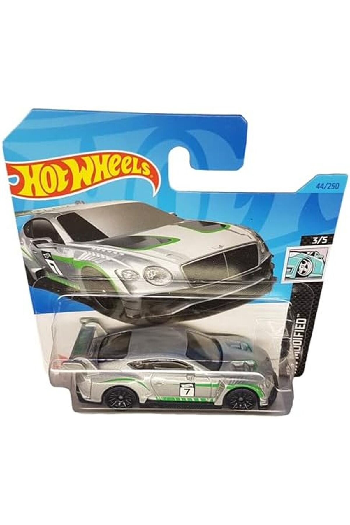 - 2018 Bentley Conti̇nental Gt3 - Hw Modi̇fi̇ed 3/5 - Hkl45 - Short Card - Gümüş Gri̇ Metali̇k - 2023 97
