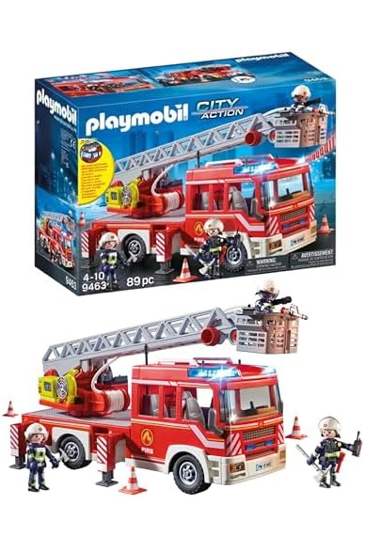 Ci̇ty Acti̇on 9463 Işıklı Ve Sesli̇, Merdi̇venli̇ İtfai̇ye Aracı, 5 Yaşından İti̇baren 1175260