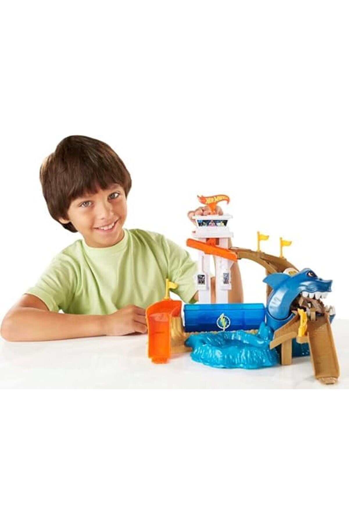 Modashi̇ne Renk Deği̇şti̇ren Araçlar Oyun Seti̇ - Köpek Balığı Temalı, Havuz, Su Tankı Ve 1 Adet Araba D