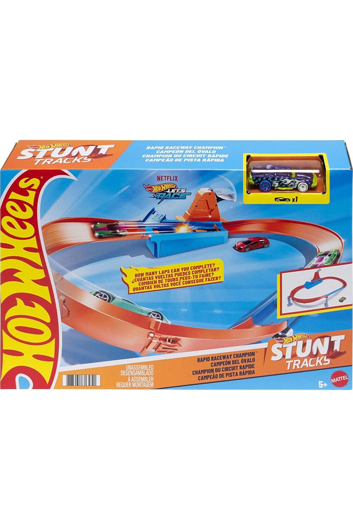 STOREMAX modashine Raceway Şampiyon Oyun Seti Hot Şampiyonluk Yarış Seti - Hızlı GJM75 GJM75 modascope 101477