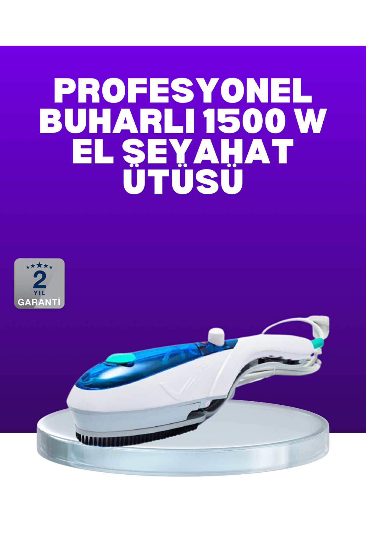 Toptan Bulurum Buharlı Pratik Ütü Seyahat Tipi Kırışıklık