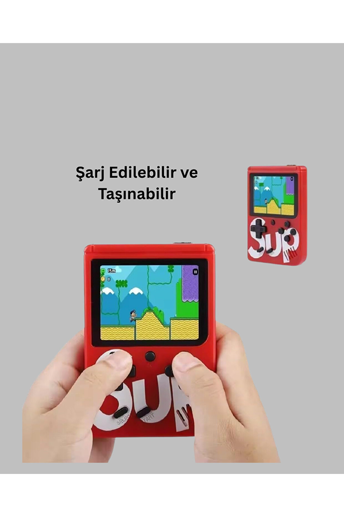 3 İnç Ekranlı Klasi̇k Oyunlu El Konsolu