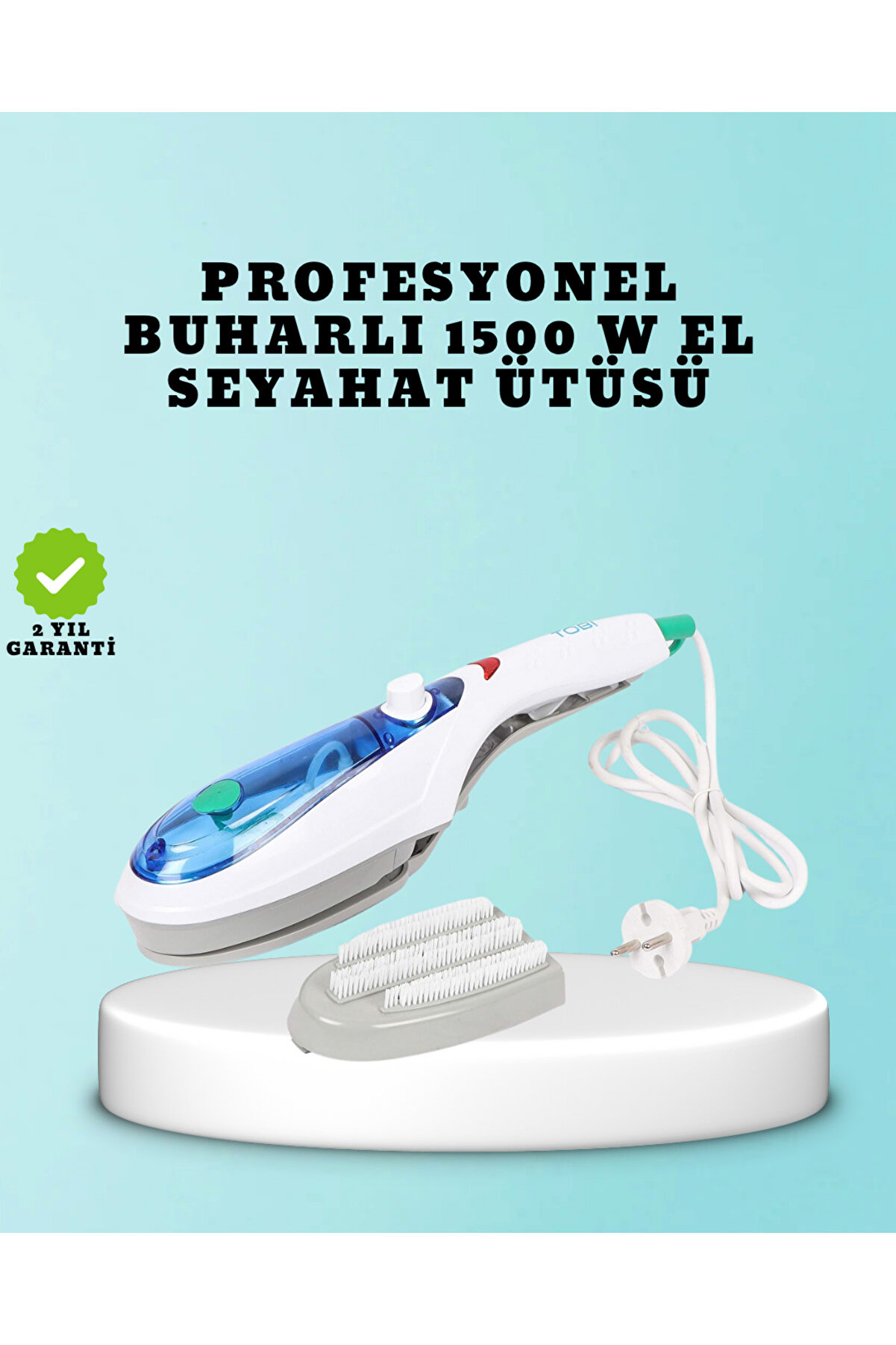 Toptan Bulurum 1500W Güçlü Buharlı Ütü | Yanık Riski Olmadan Hızlı Ütüleme