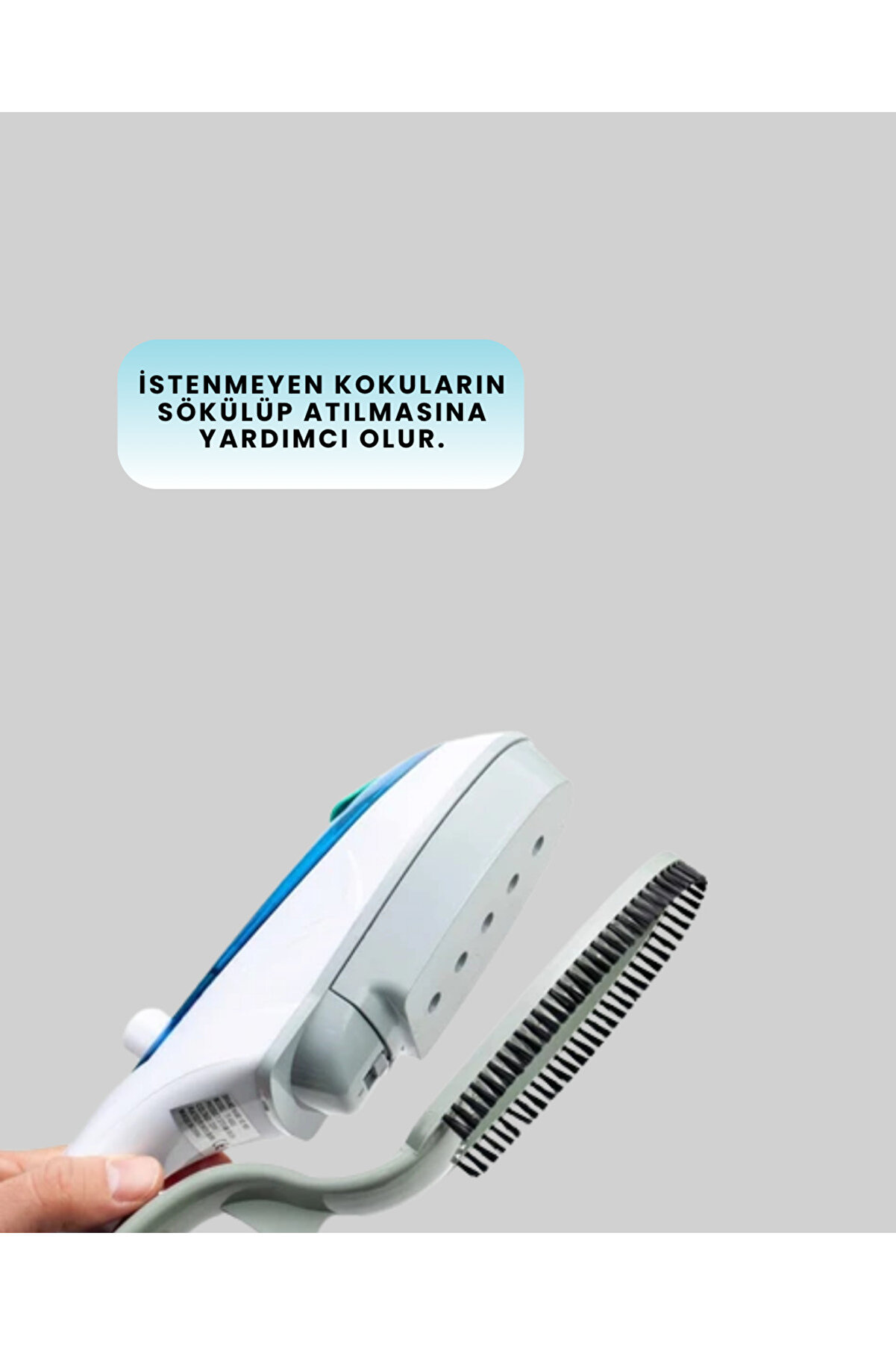 Taşınabi̇li̇r Buharlı Ütü 1500W | Gi̇ysi̇lerde Yanık Bırakmaz, Kokuyu Gi̇deri̇r