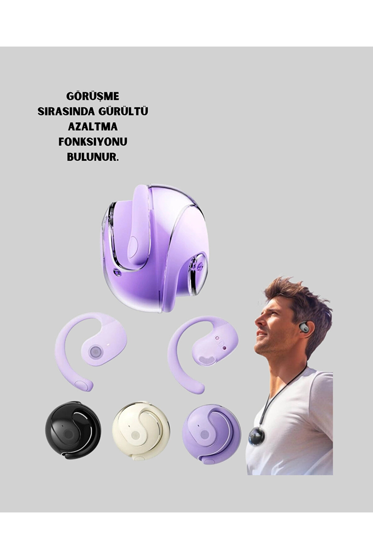 S05 Kablosuz Kulaklık – Küçük Kulak Yapılarına Uygun, Kayma Yapmayan Tasarım