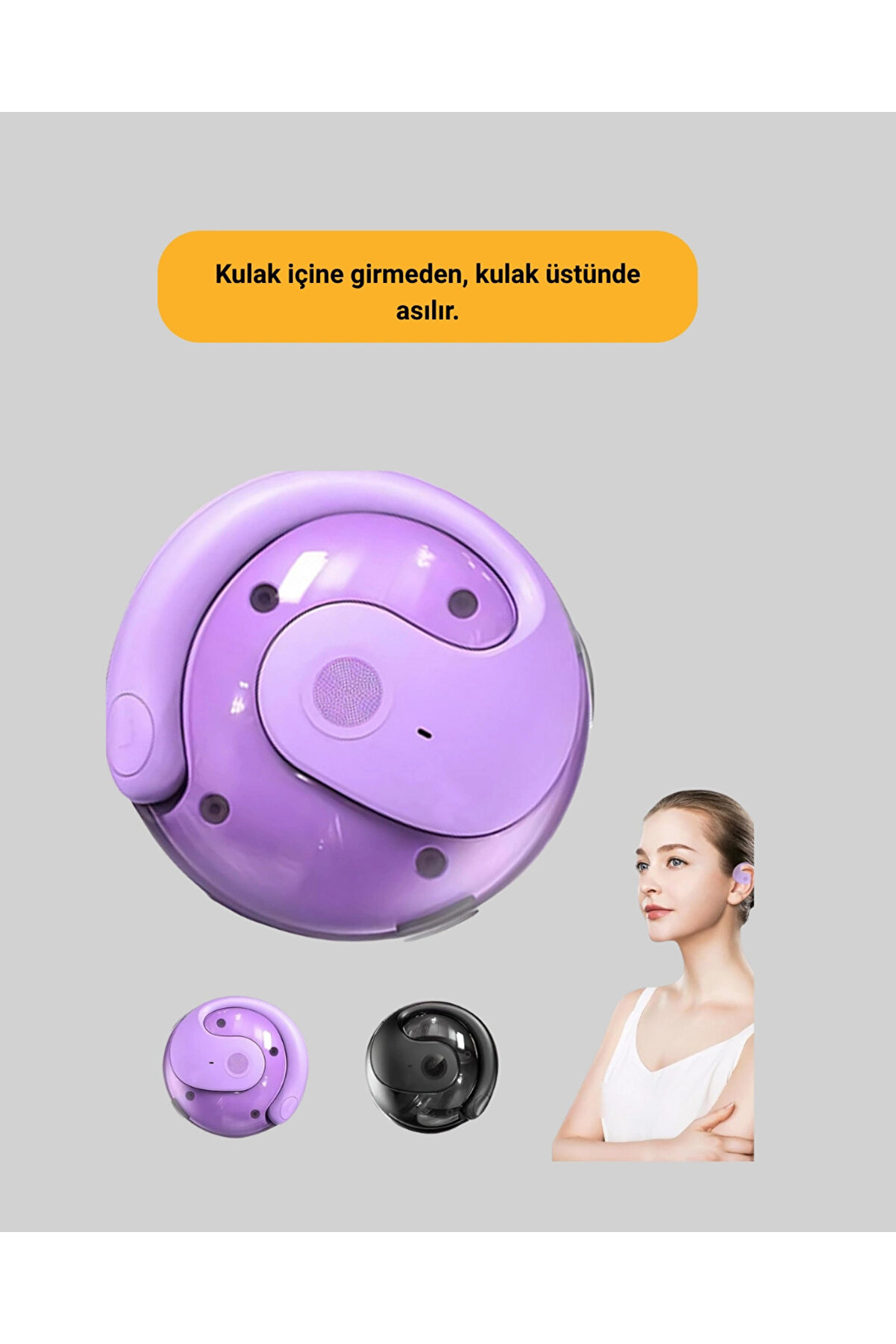 S05 Kablosuz Kulaklık – Küçük Kulak Yapılarına Uygun, Kayma Yapmayan Tasarım