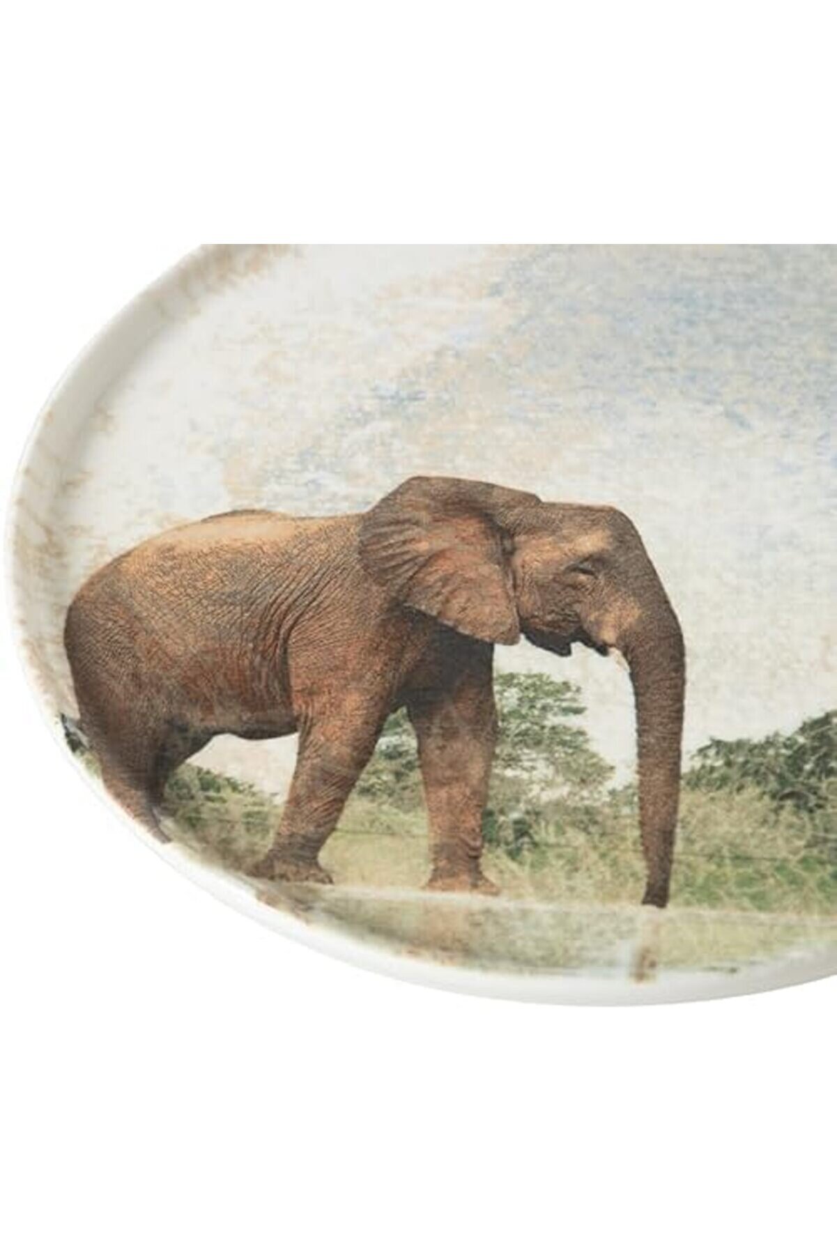 Shopverse Concept Servi̇s Tabağı 26Cm - Elephant Trendfli̇ck 1014773