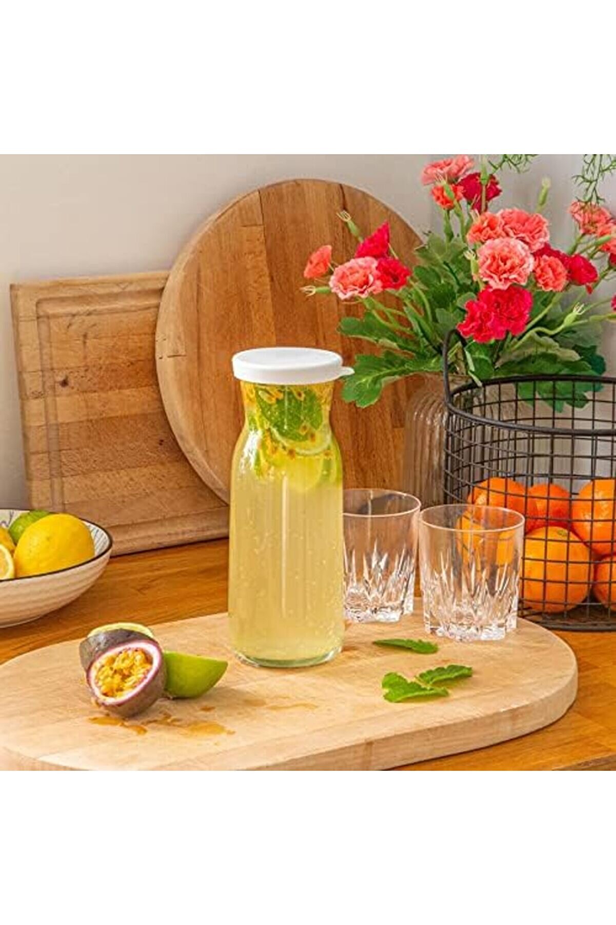 Shopverse Fonte Tekli̇ Karaf, Fonte, Lv-Fon856 Pk0002R700 Cc, Şeffaf Trendfli̇ck 1014773