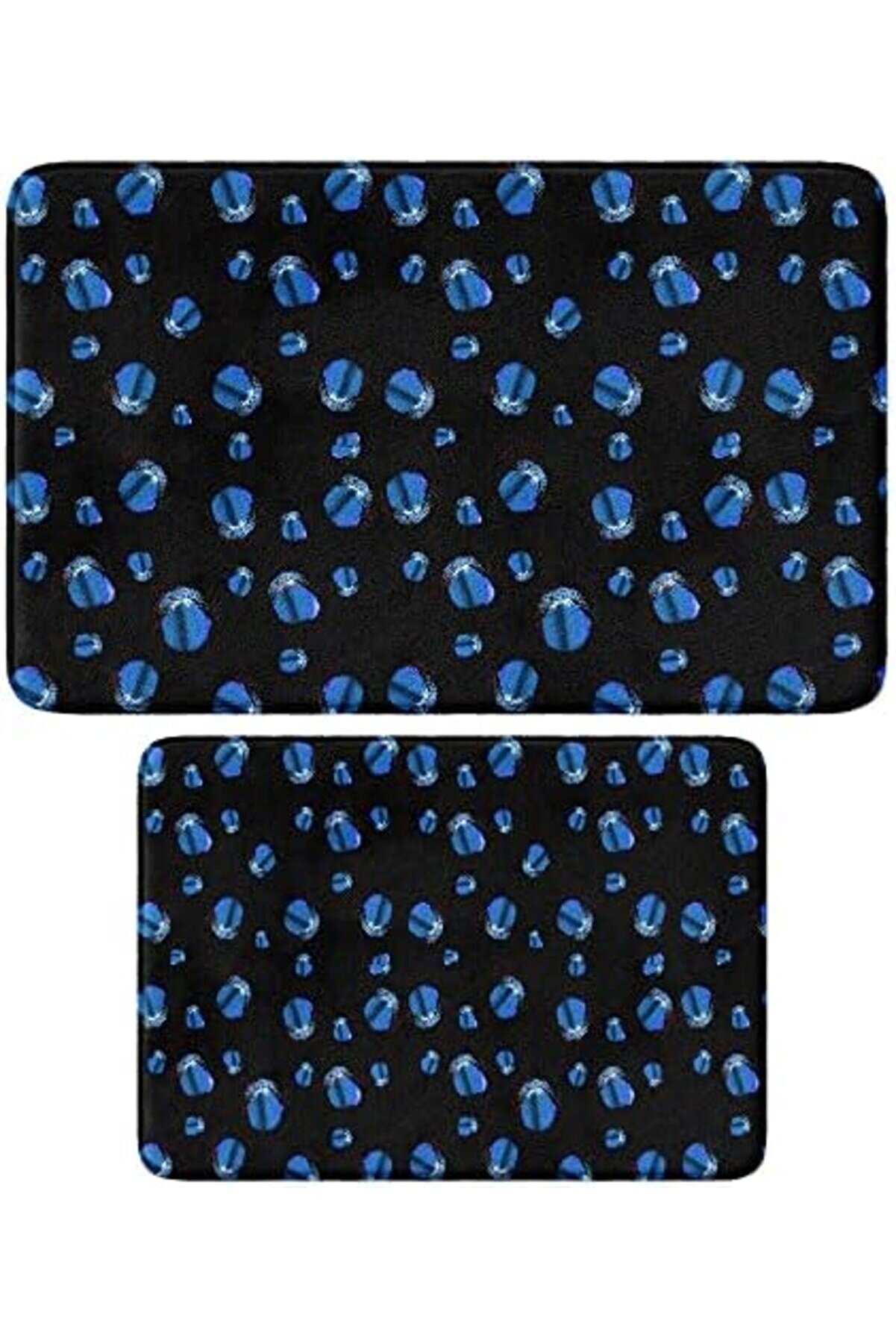 Shopverse Mi̇krofi̇ber Paspası, Kaymaz Taban, Yıkanabi̇li̇r, Çok Amaçlı Halı (447_Bpsm, 2 Li̇ Takım)