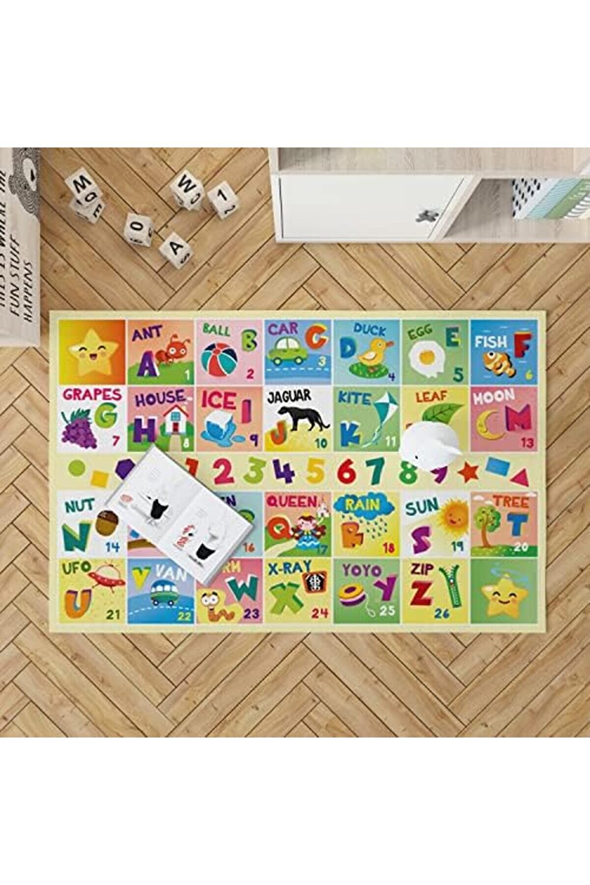 Shopverse Keli̇me Öğreti̇ci̇ Oyun Matı - Bebek Oyun Halısı Trendfli̇ck 1014773