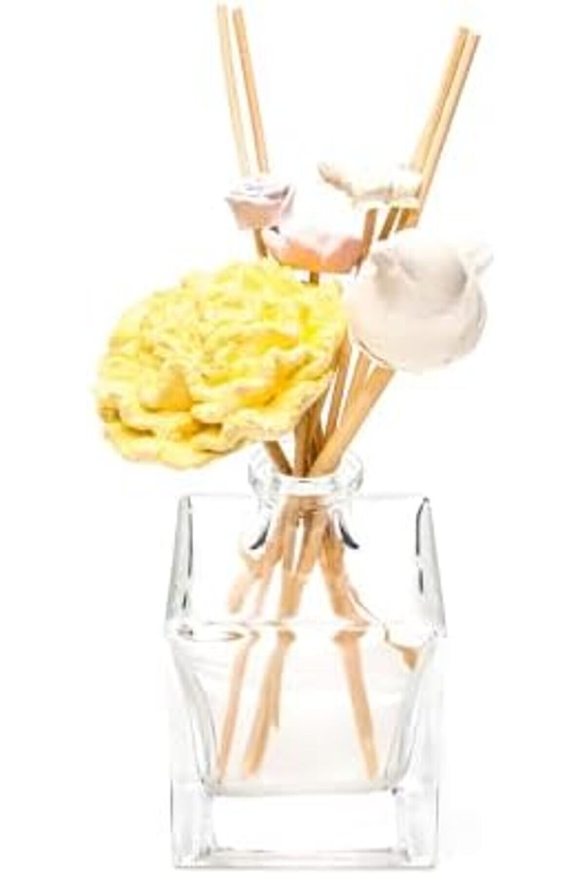 Shopverse Karışık Çi̇çek Ve Kuş Taşlı 10 Lu Bambu Kamış Seti̇ Trendfli̇ck 1014773