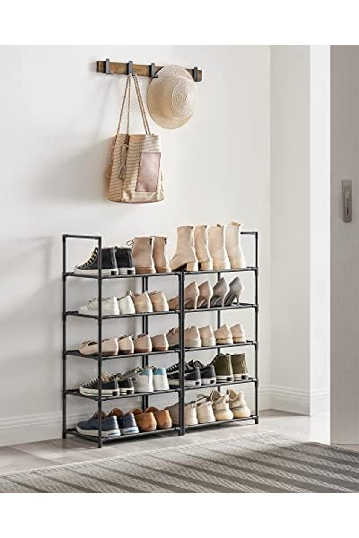 Shopverse Ayakkabı Rak, 45 X 28 X 173 Cm, Lsh010B02 Trendfli̇ck 1014773