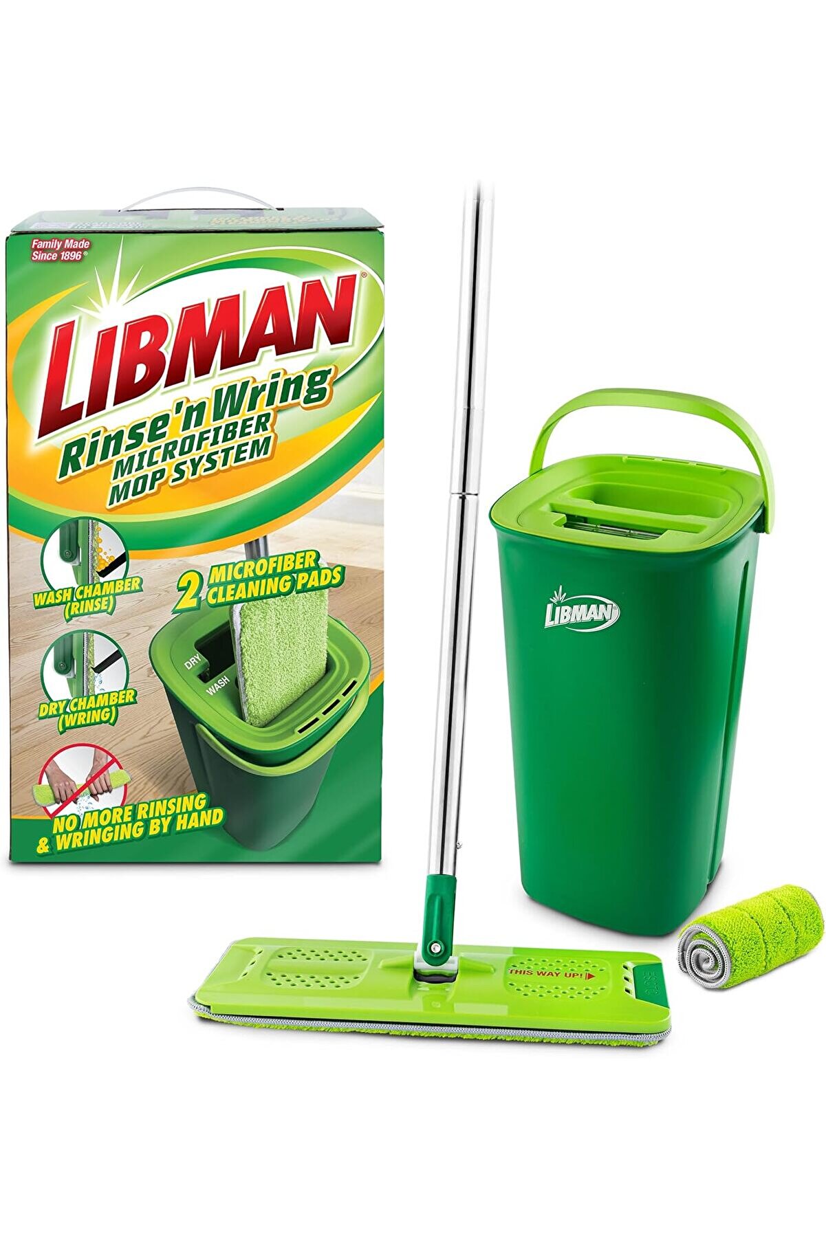 STOREMAX shopverse Rinse 'n Wring Paspas ve Kova Sistemi | Mikrofiber Zemin Paspası | Zemin Temizleyici