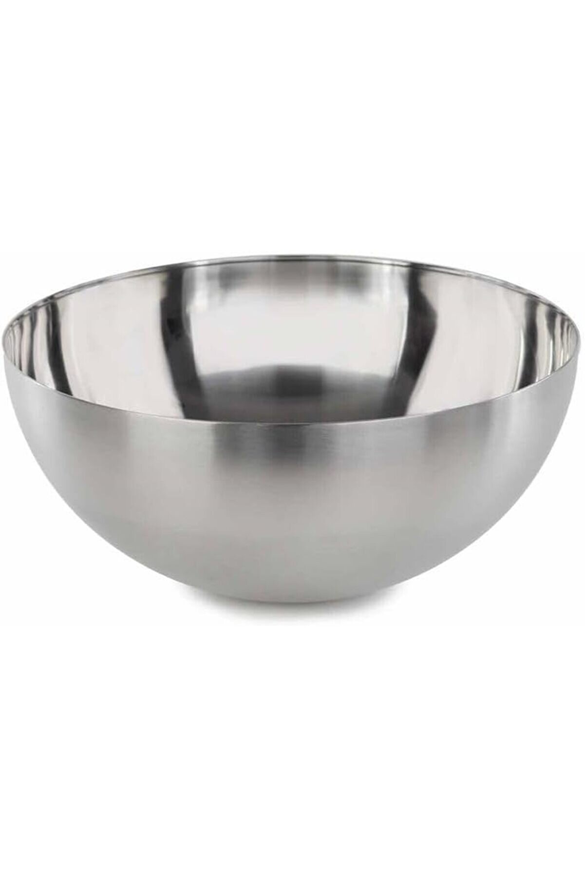 STOREMAX shopverse Salata Kasesi "Blanda Blank" Servis Kasesi 28 cm Çap PASLANMAZ ÇELİKTEN Gümüş trendflick 1