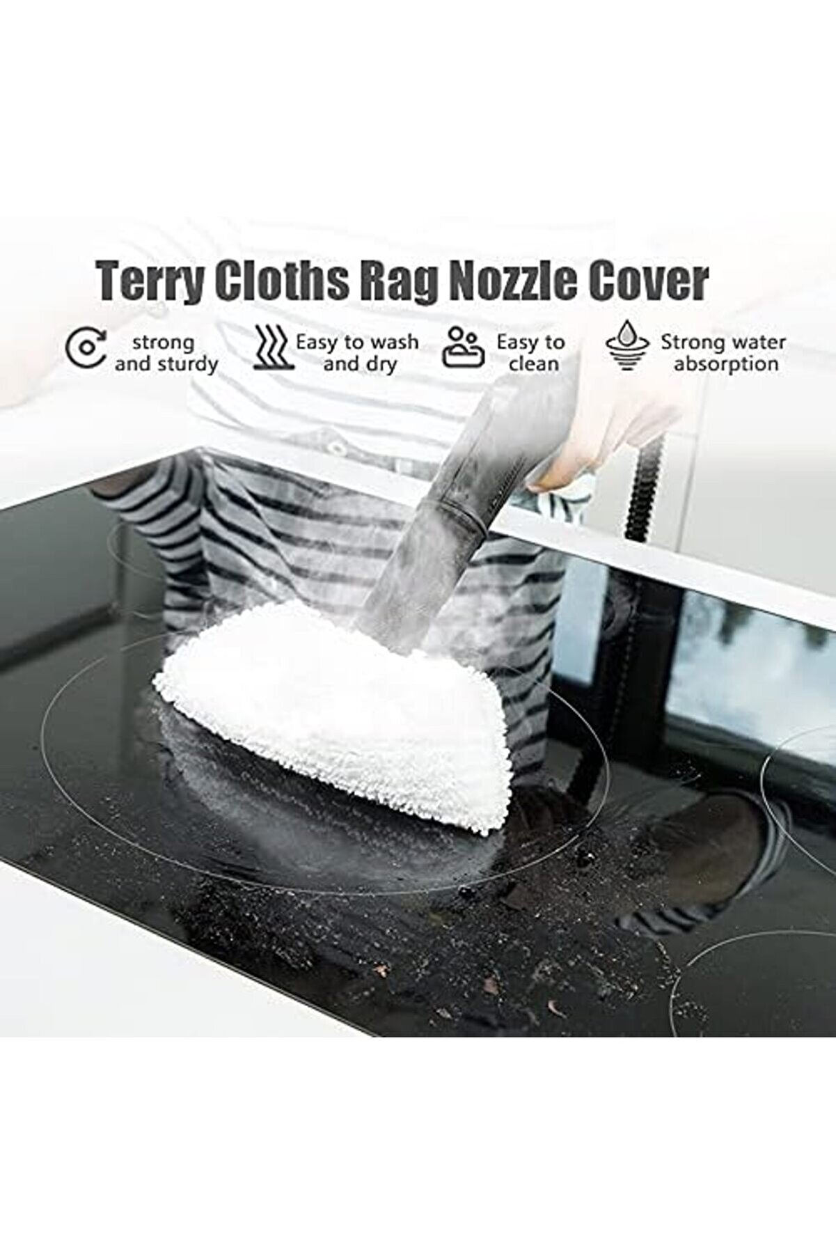 Shopverse Sc2 / Sc3 / Sc4 / Sc5 Paspas Bezi̇ Aksesuarları İçi̇n 6 Paket Bez Seti̇ Paspas Pedleri̇ni̇n Değ