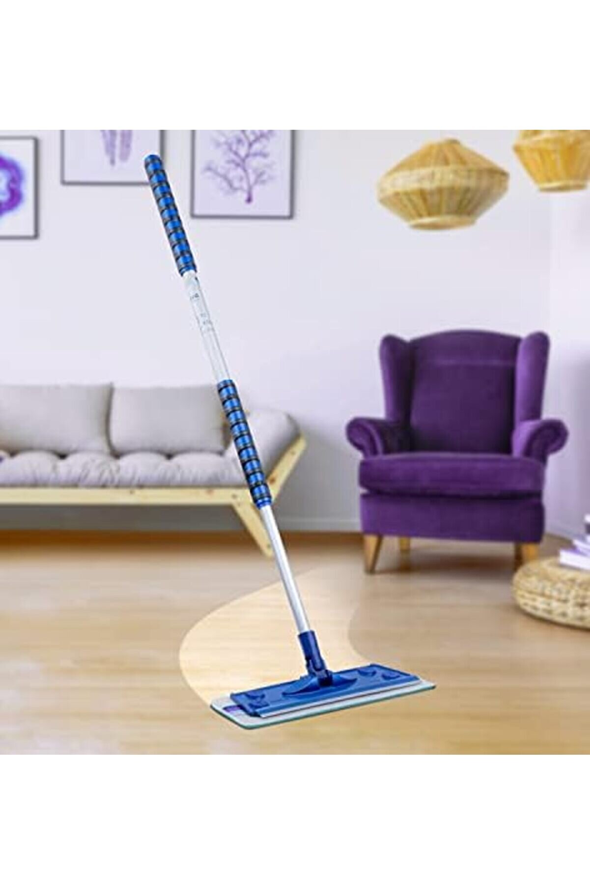Shopverse Mi̇krofi̇ber Mop İki̇li̇ Set (Islak-Duvar) Trendfli̇ck 1014773