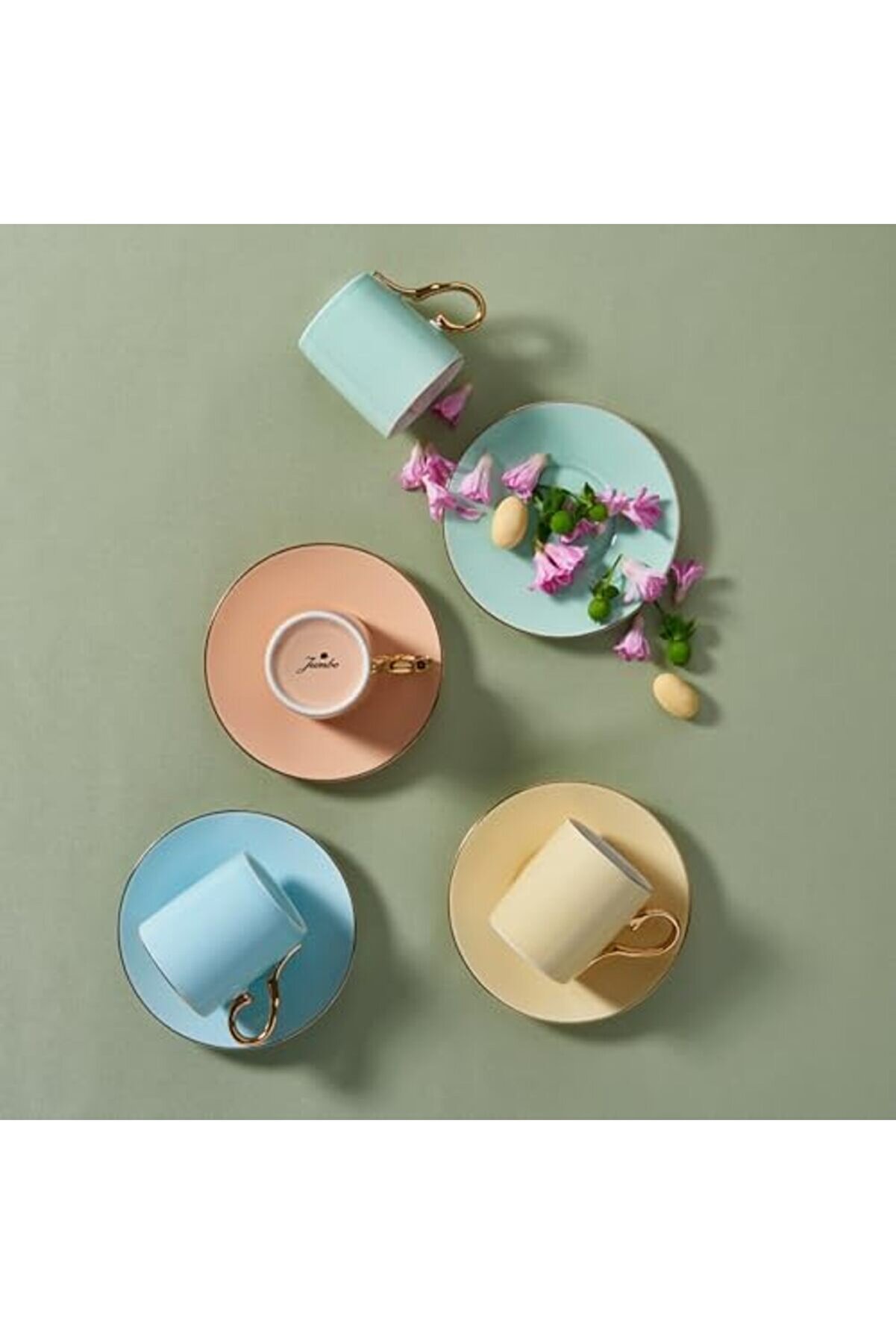 Shopverse Soft Mi̇x 4 Ki̇şi̇li̇k Kahve Fi̇ncan Takımı Trendfli̇ck 1014773