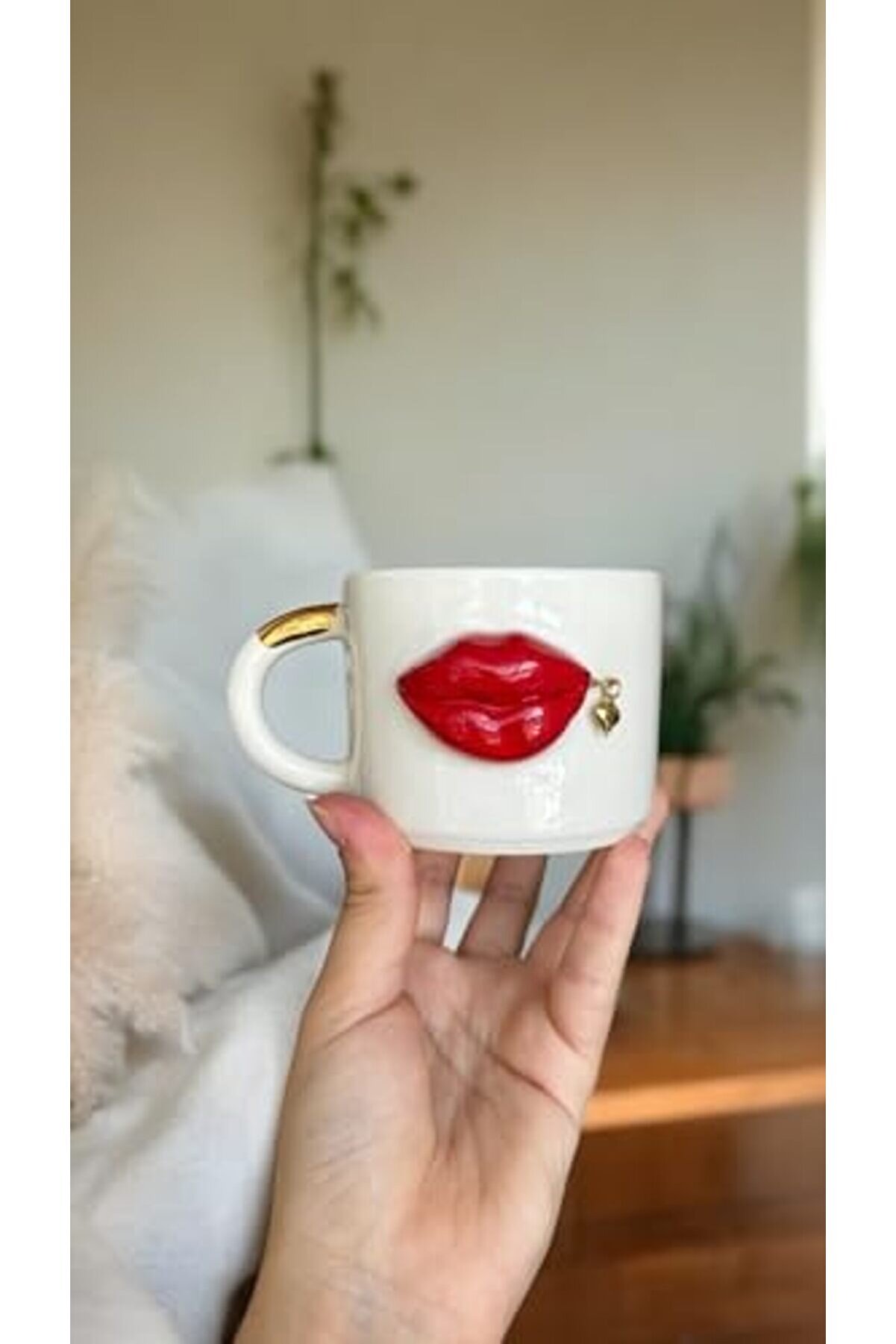 Shopverse El Yapımı Serami̇k Kupa Trendfli̇ck 1014773