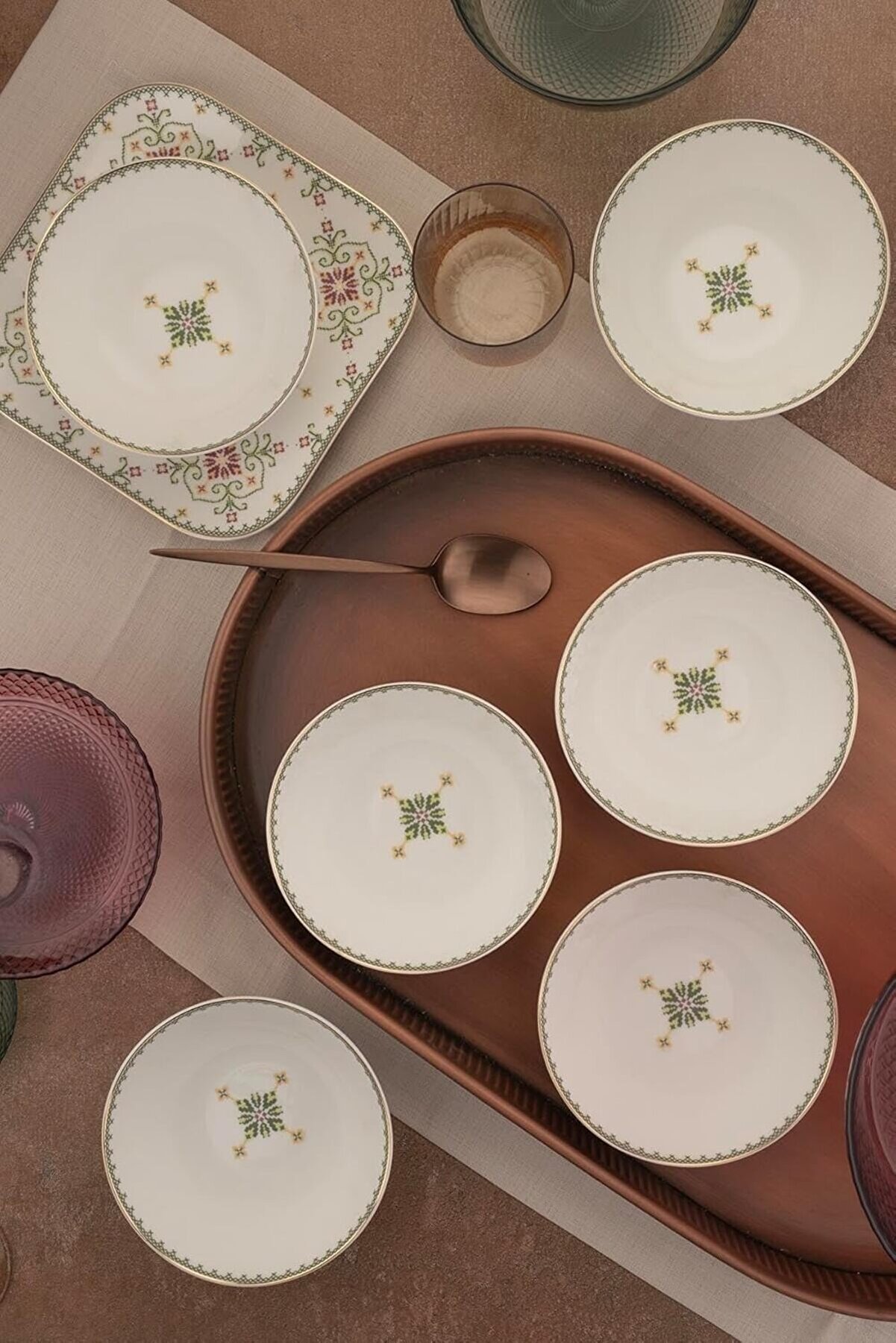 STOREMAX shopverse Minas 6 Parça 15 Santimetre Kase, Goblen trendflick 1014773