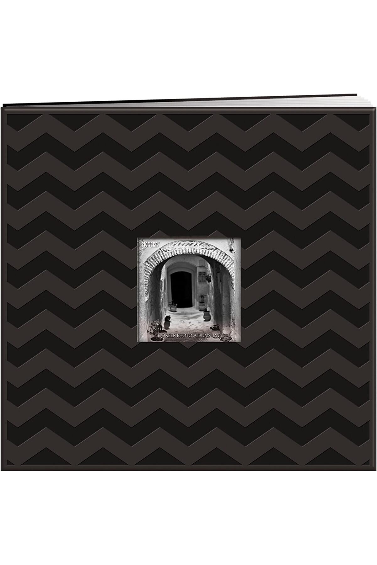 Shopverse Albums Mb10Emb-64325 Kabartmalı Postayla Bağlı Alb&uuml;m Alb&uuml;m&uuml; X 30,48 Cm. -Si̇yah Chevron, 12