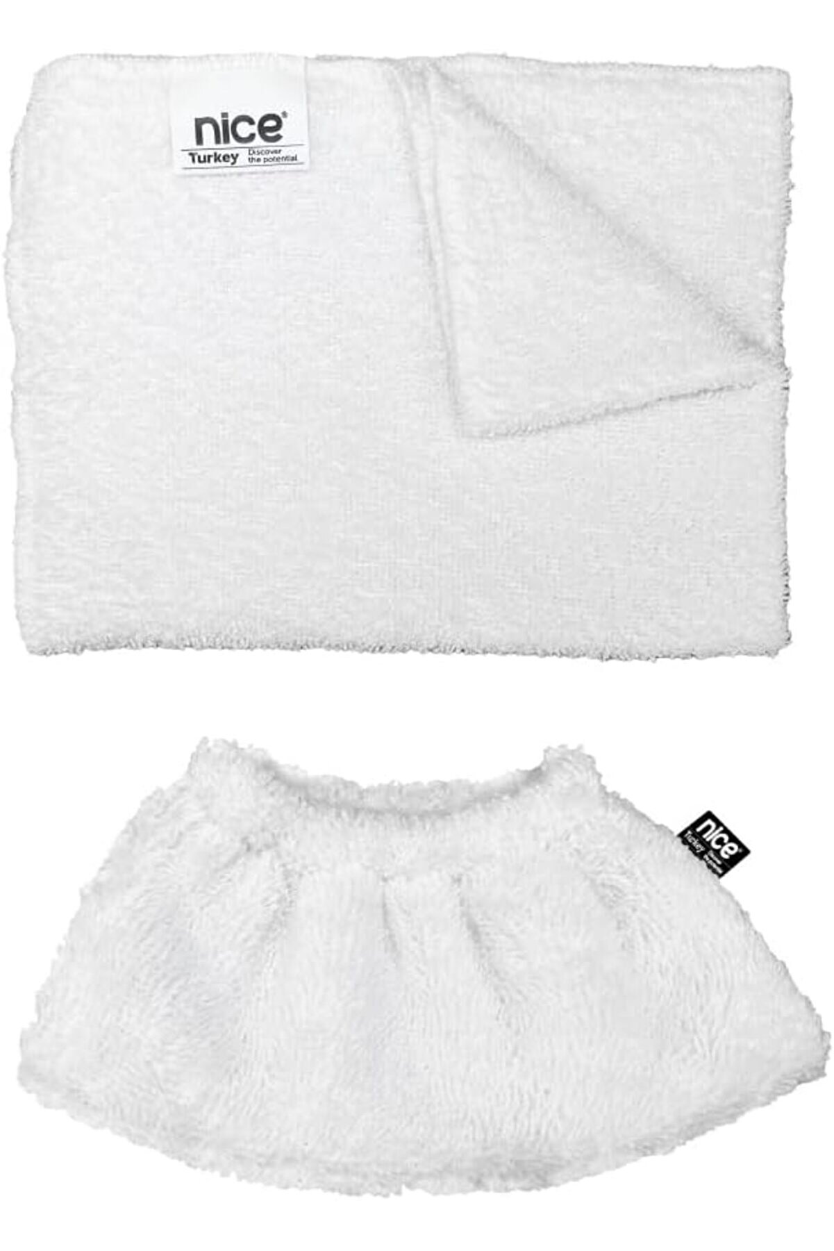 STOREMAX shopverse Polti- Buharlı Temizleyici Uyumlu 10, 10 Büyük Düz Havlu Bez Seti 20'lu (NiceSet M20)