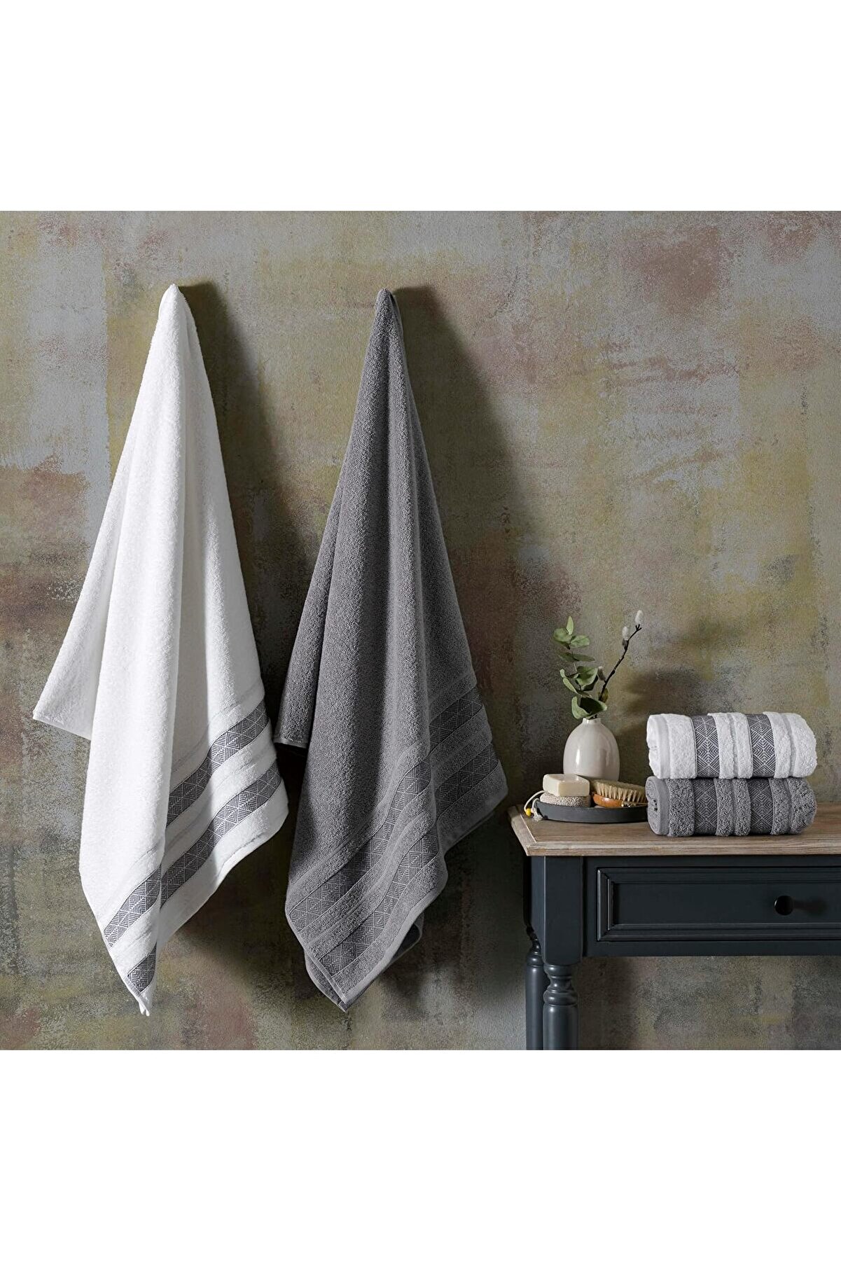 STOREMAX shopverse Velvet Pure Pamuk Set Beyaz trendflick 1014773